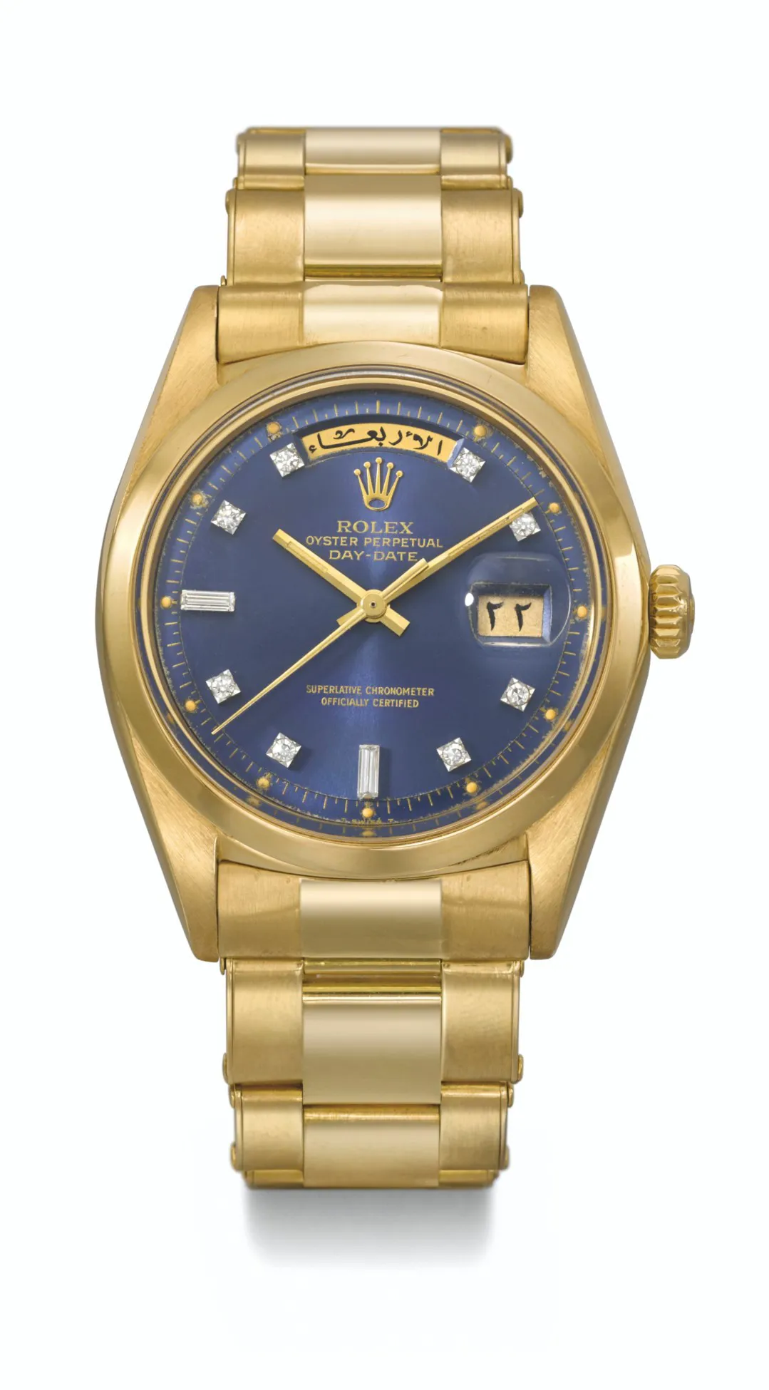 Rolex Day-Date 36 1802 36mm Yellow gold Blue