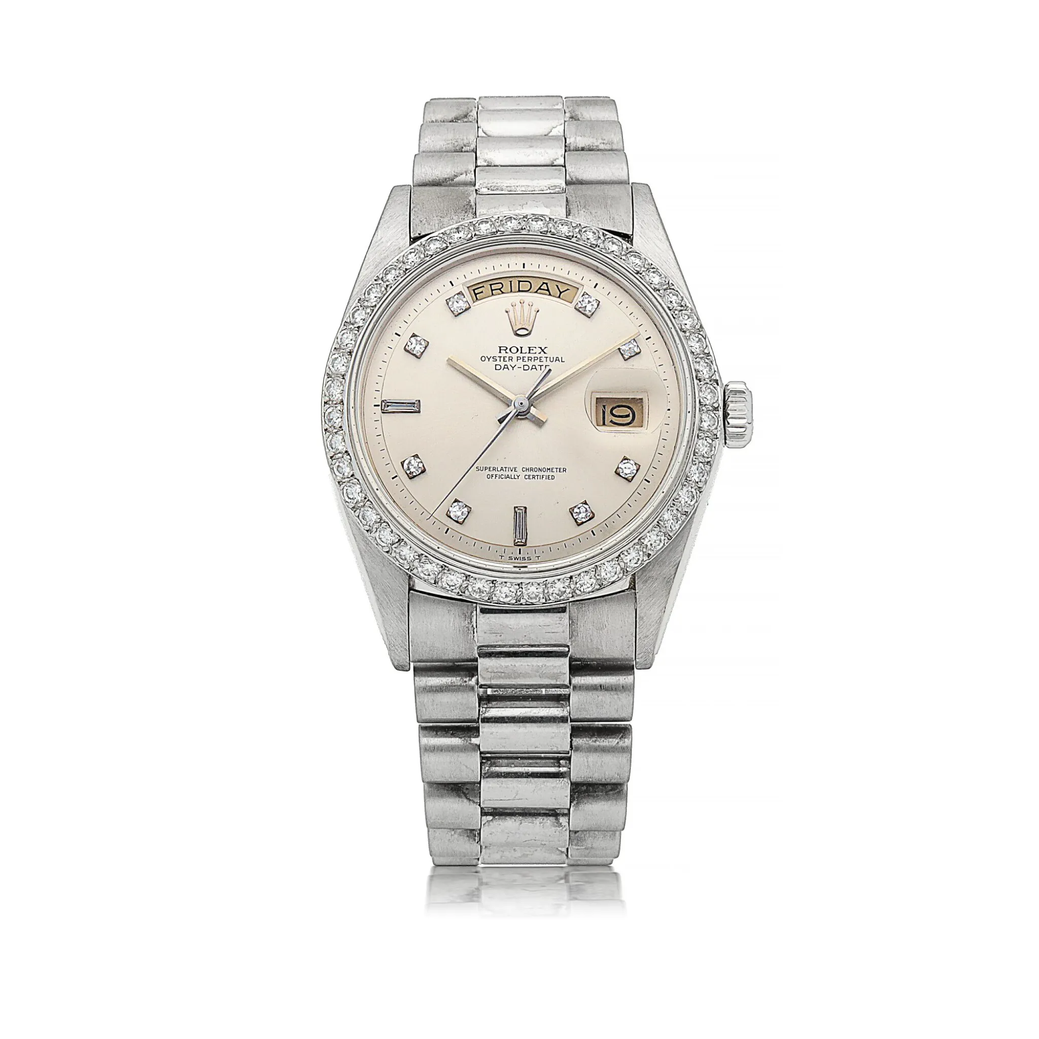 Rolex Day-Date 36 1804 36mm Platinum White