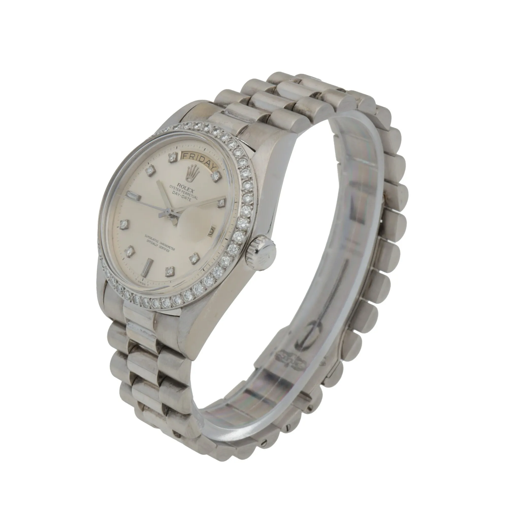 Rolex Day-Date 36 1804 36mm White gold Silver 1