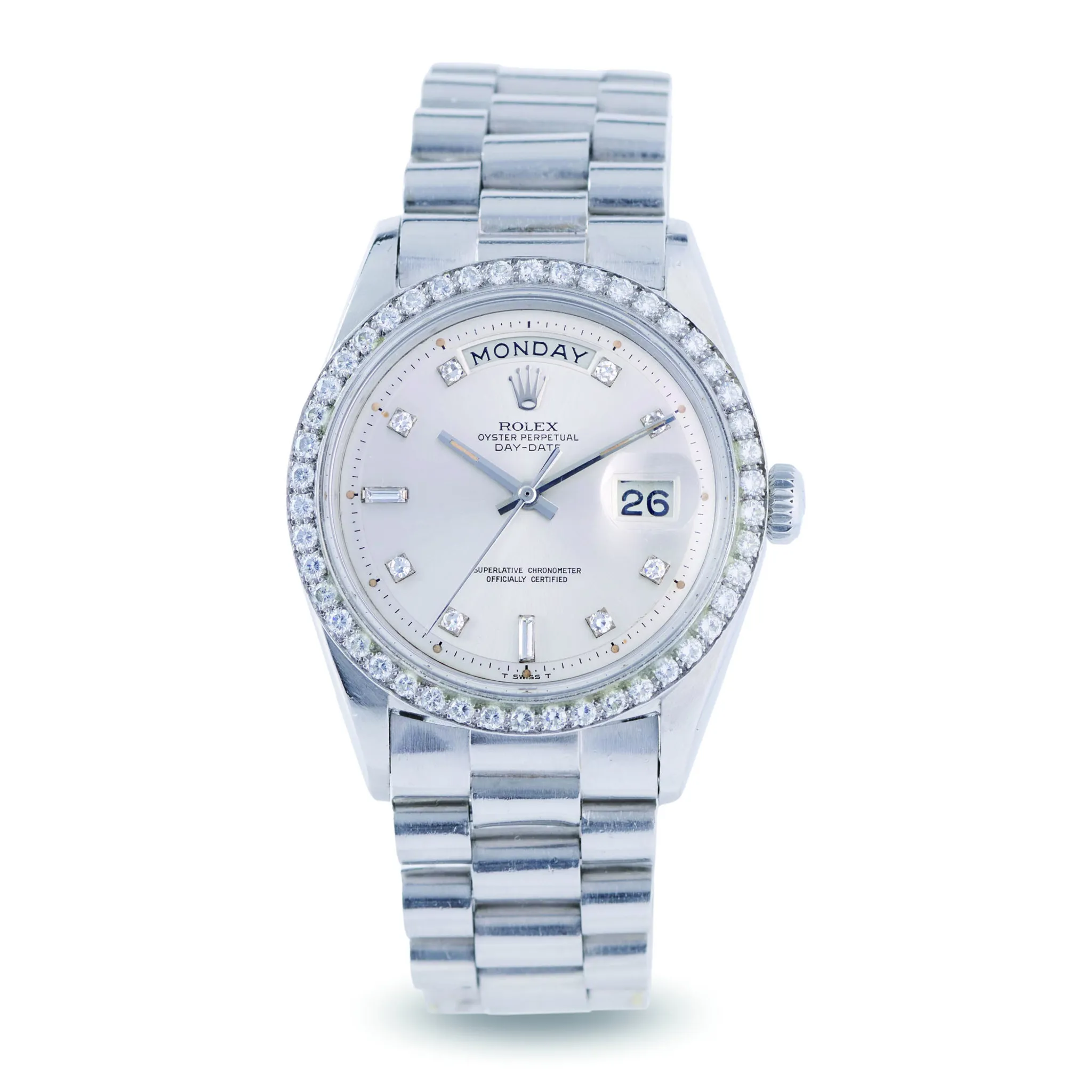 Rolex Day-Date 36 1804 36mm Platinum Silver dial