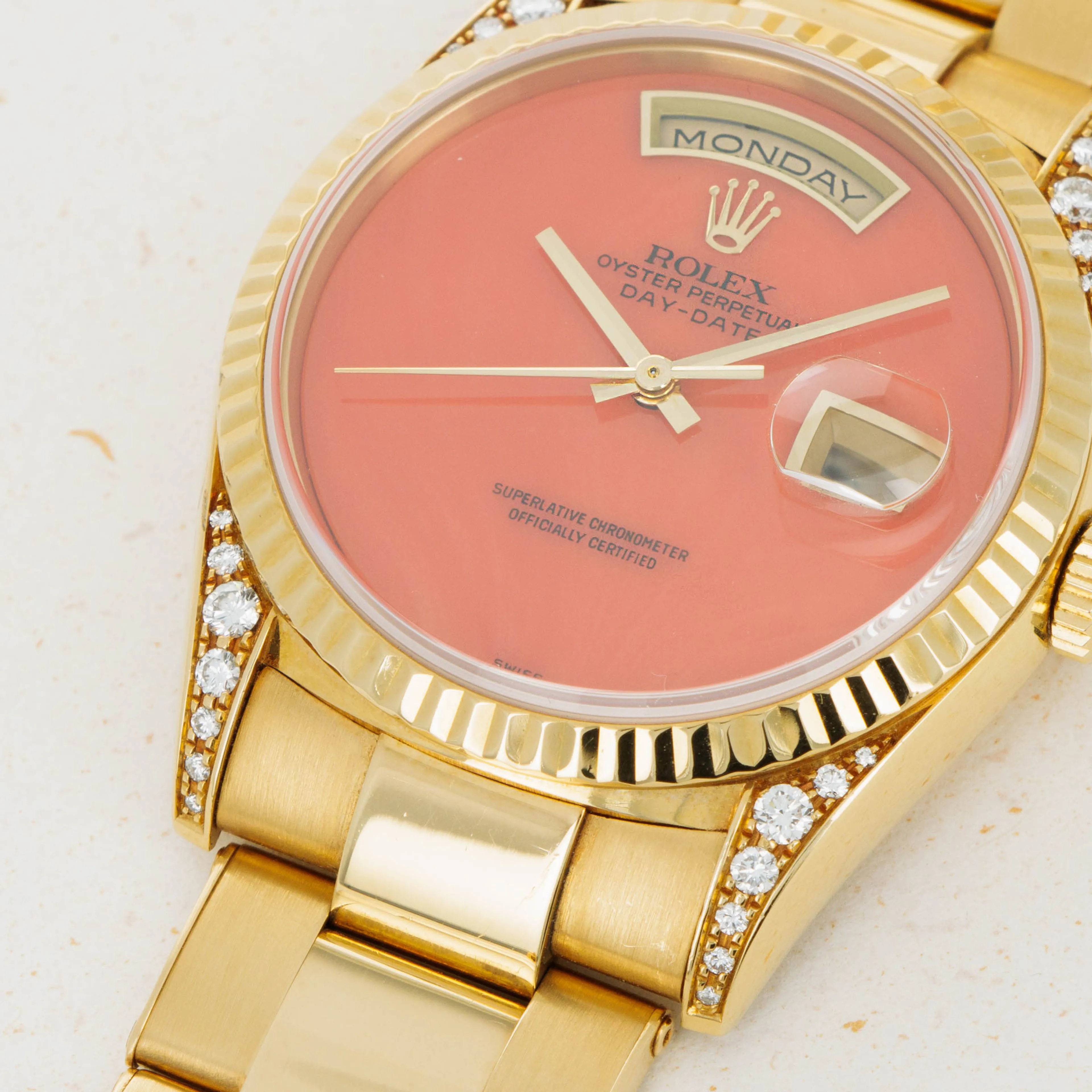 Rolex Day-Date 36 18338 36mm Yellow gold Orange 2