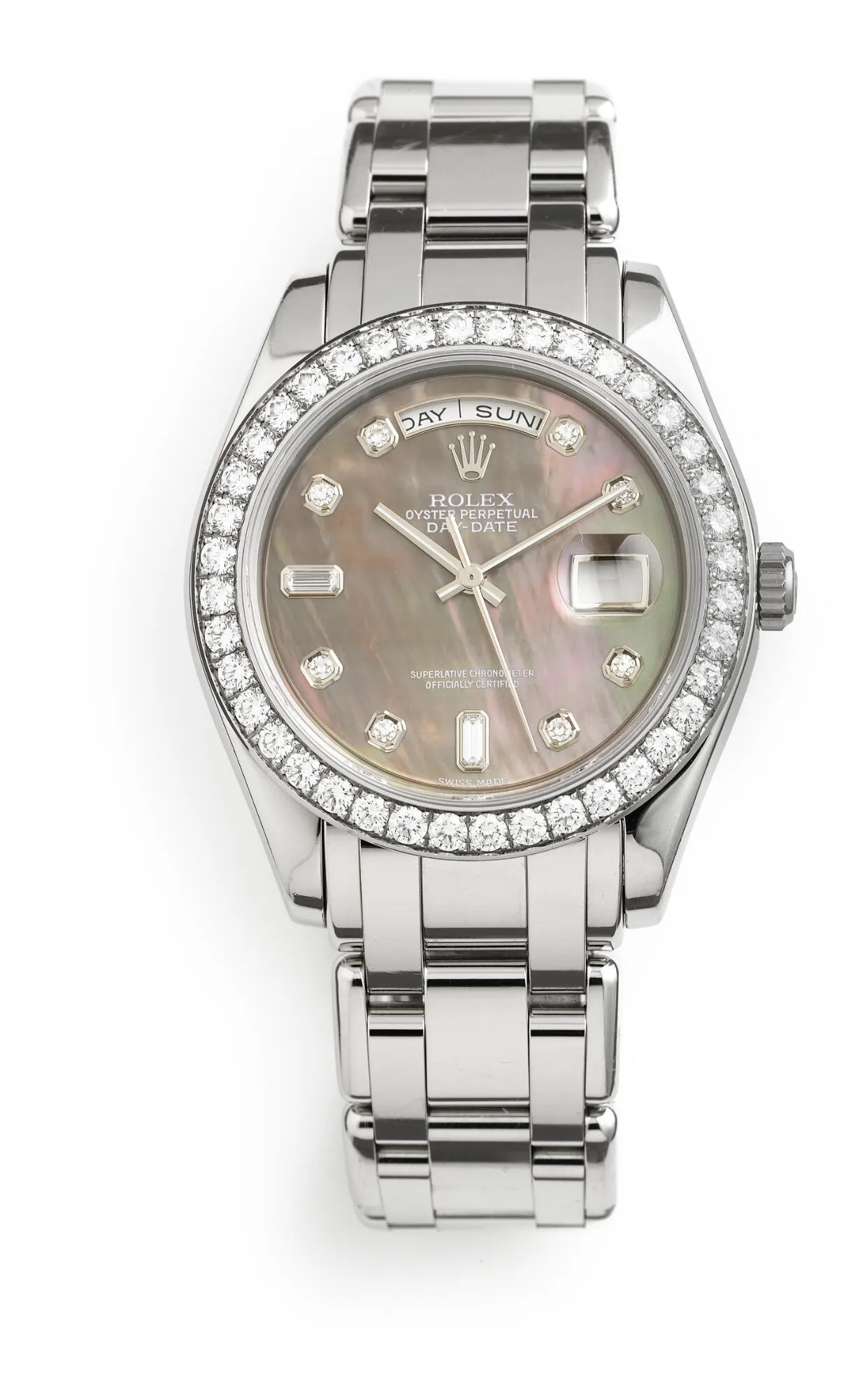 Rolex Day-Date 18946 39mm Platinum Mother-of-pearl 6