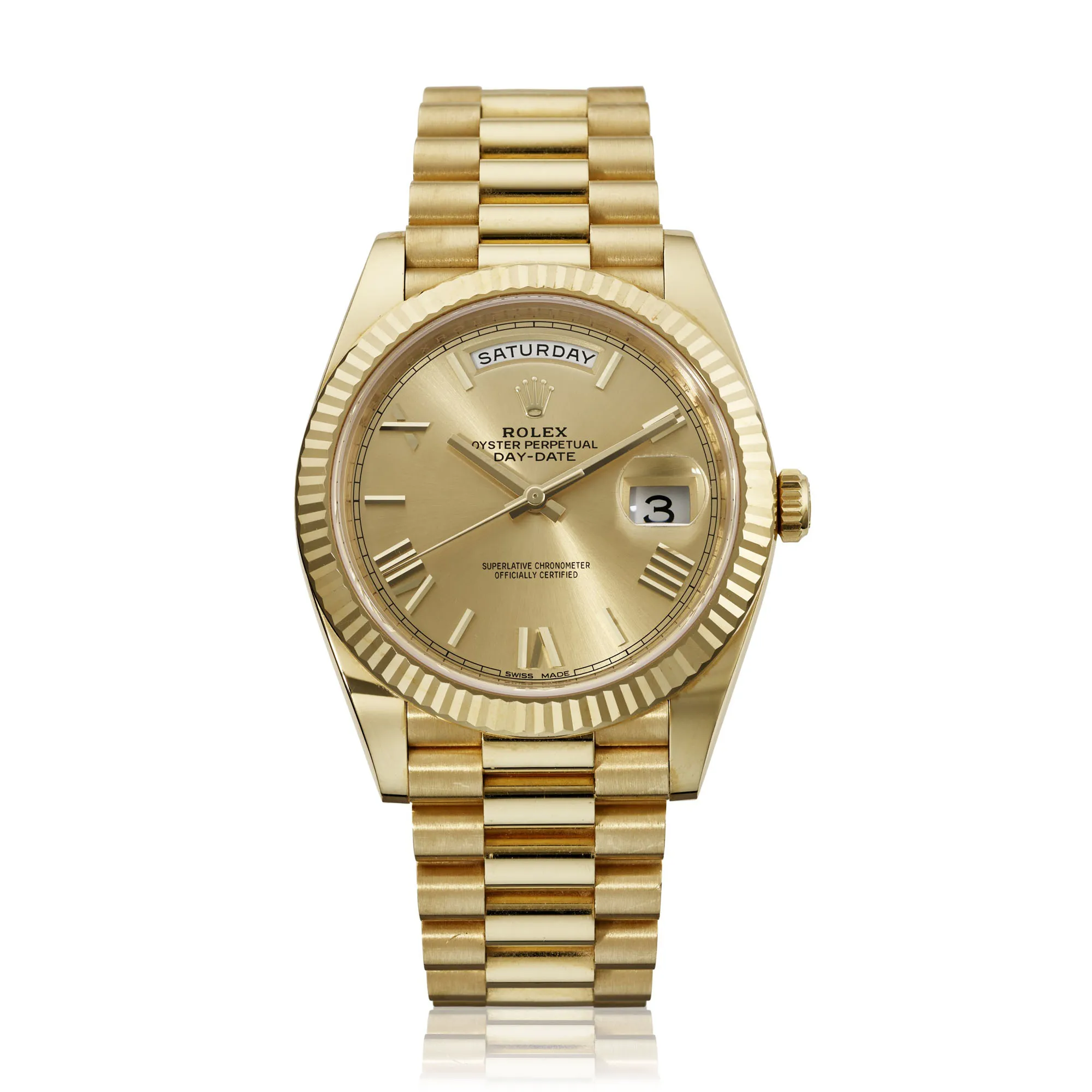 Rolex Day-Date 40 228238 40mm Yellow gold Champagne