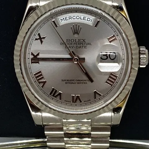 Rolex Day-Date 36 118239 36mm White gold Silver