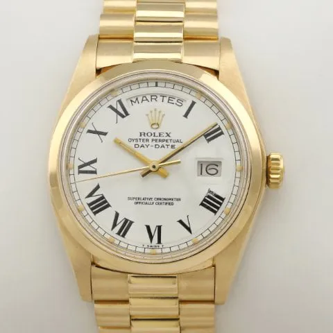 Rolex Day-Date 36 1802 36mm Yellow gold White