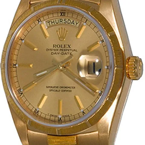 Rolex Day-Date 36 18078 36mm Yellow gold Champagne