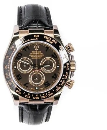 Rolex Daytona 116515ln 40mm Rose gold Brown