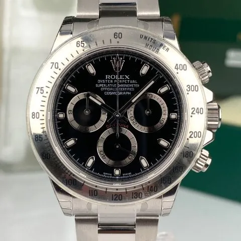 Rolex Daytona 116520 40mm Stainless steel Black