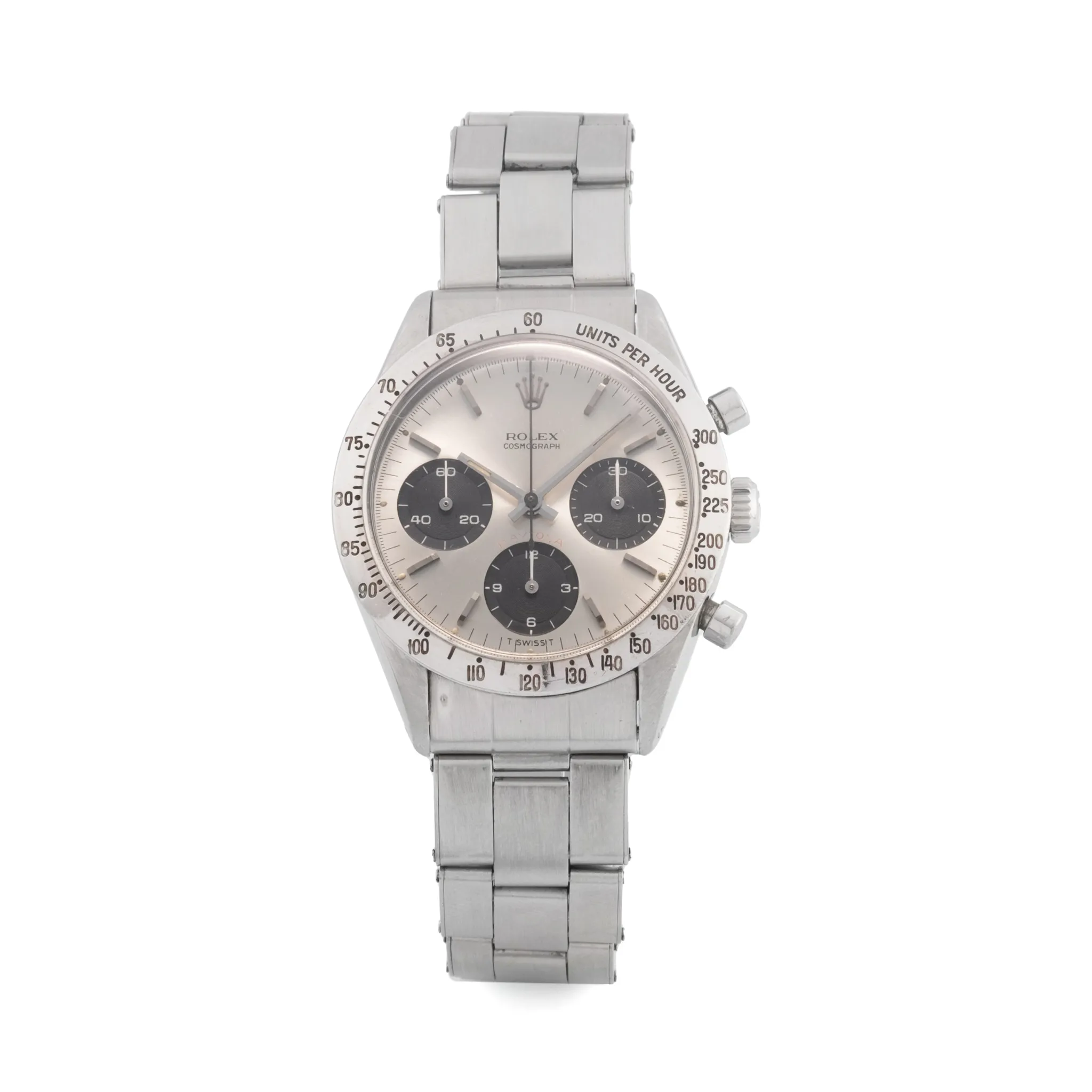 Rolex Daytona 6239 36mm Stainless steel bi-color black and silver