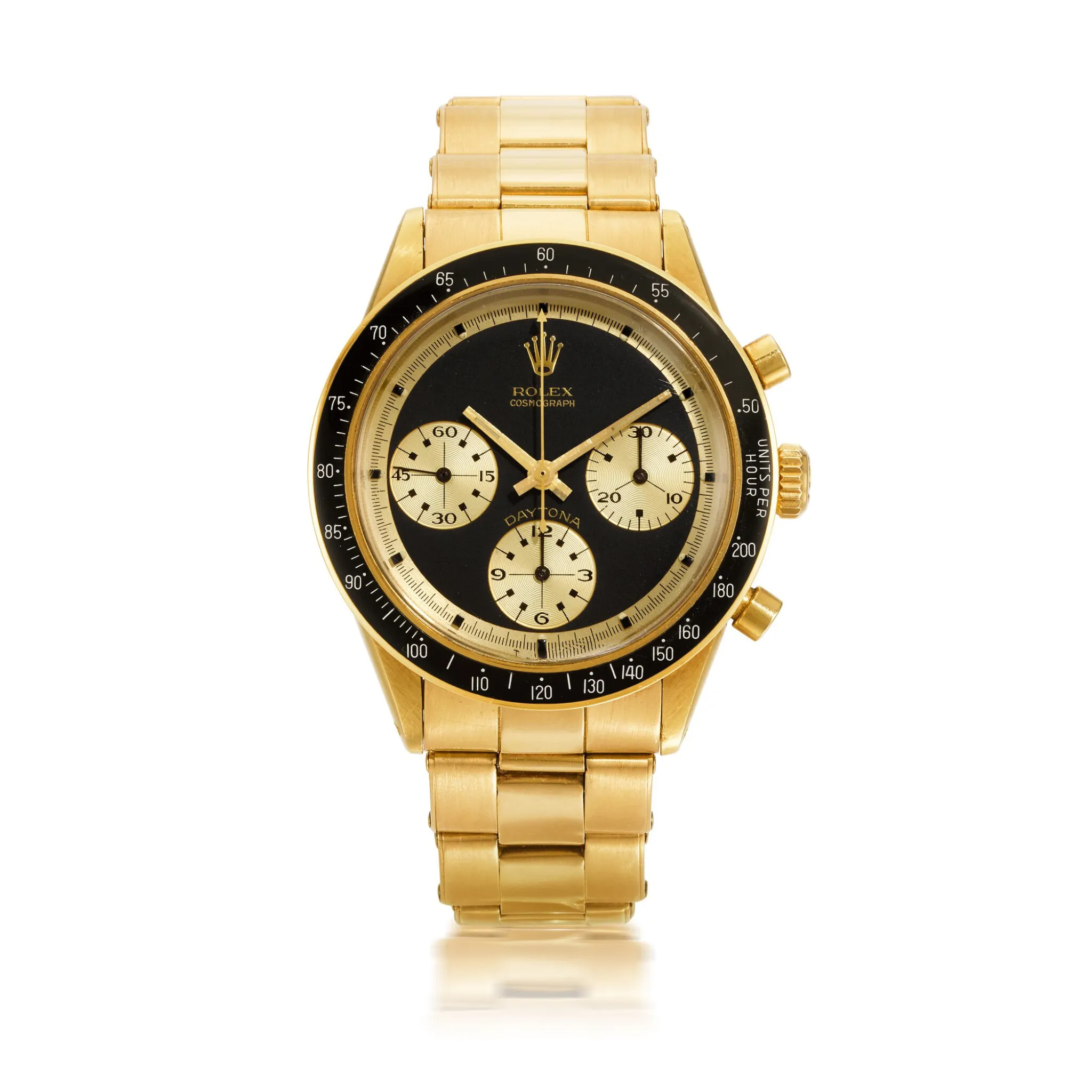 Rolex Daytona 6264 37mm Yellow gold Black