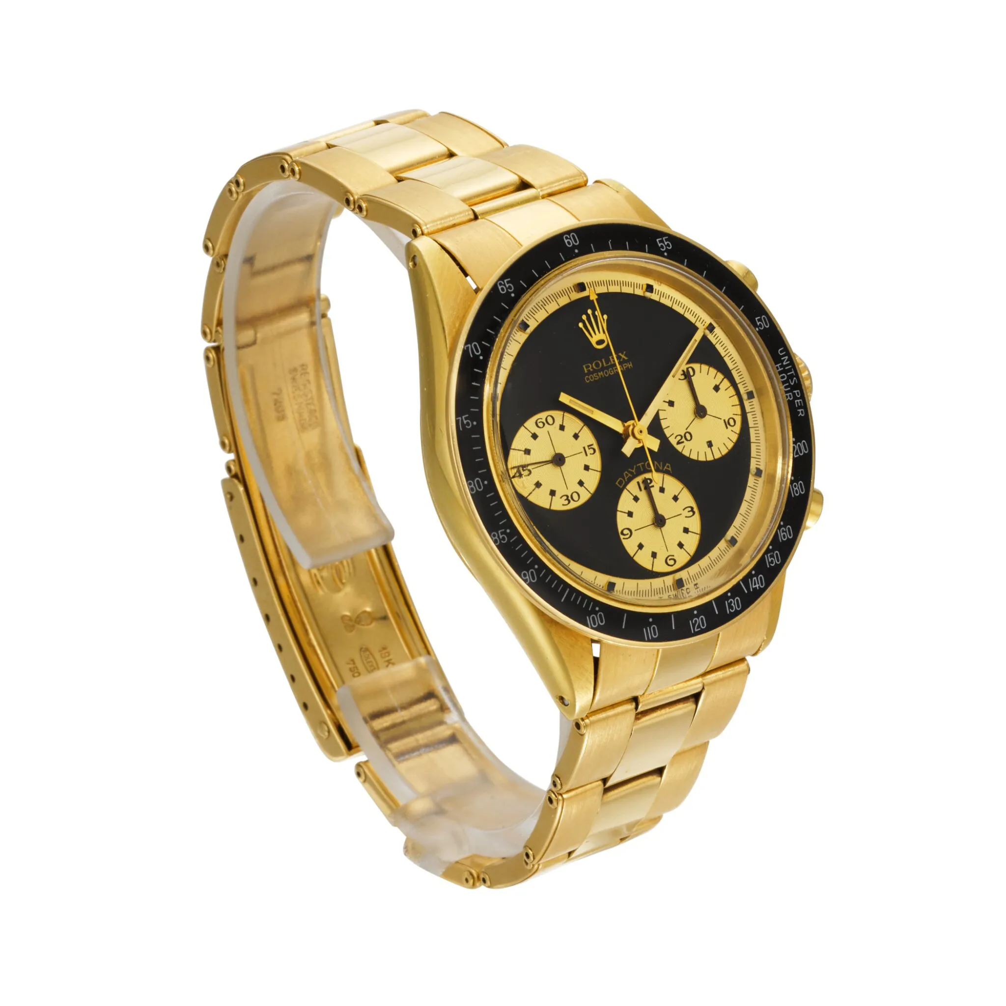 Rolex Daytona 6264 37mm Yellow gold Black 1