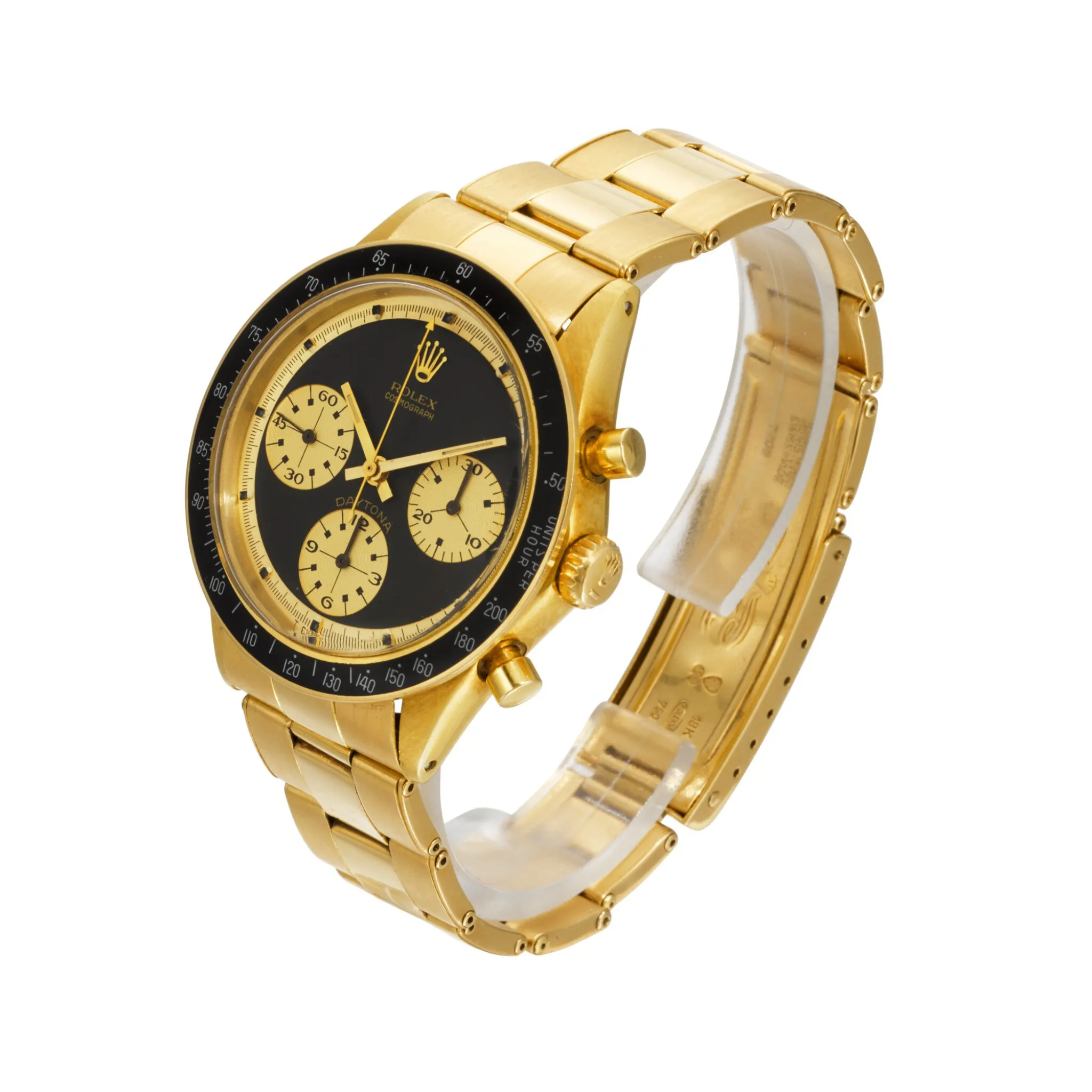 Rolex Daytona 6264 37mm Yellow gold Black 2