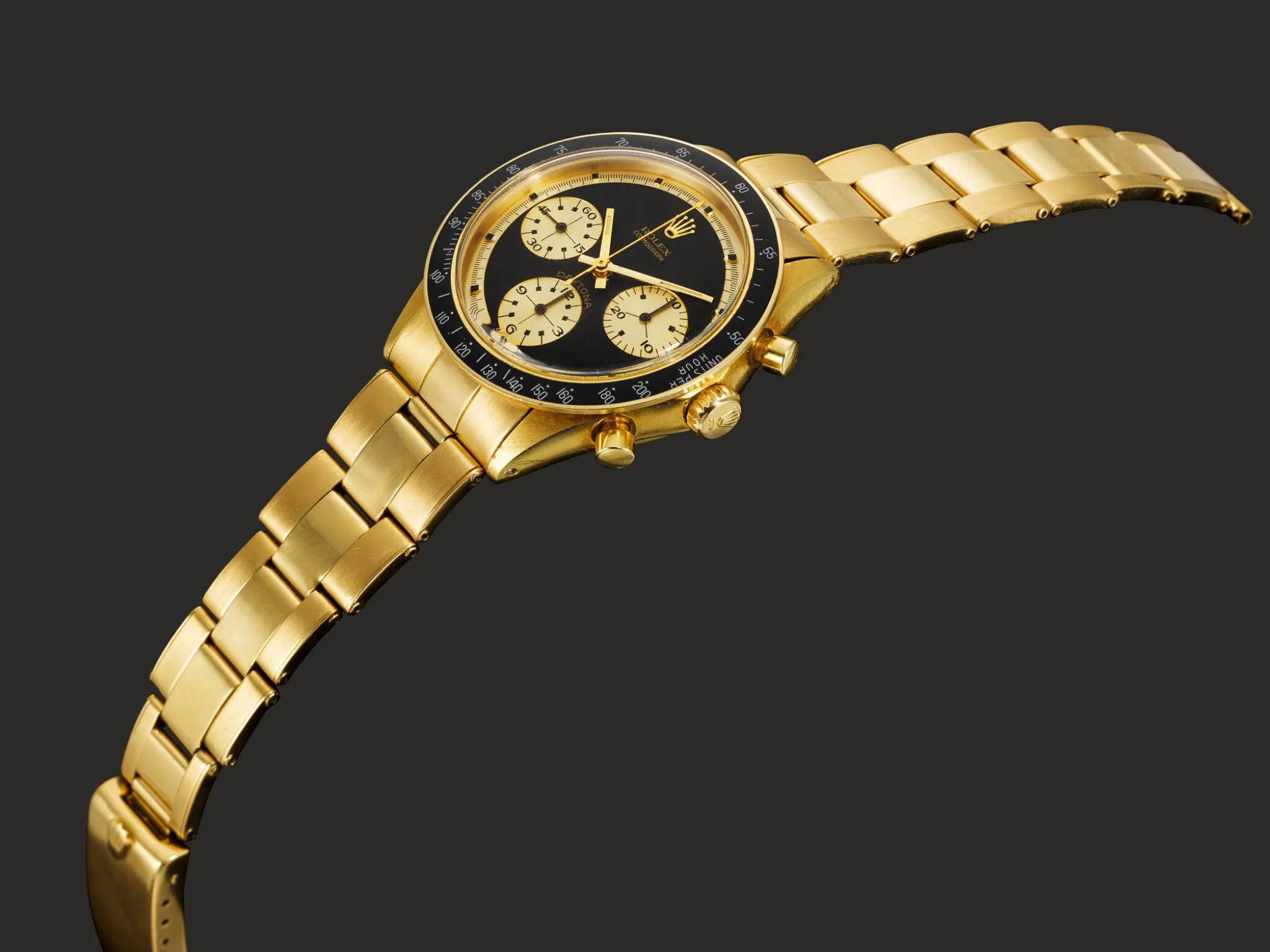 Rolex Daytona 6264 37mm Yellow gold Black 5