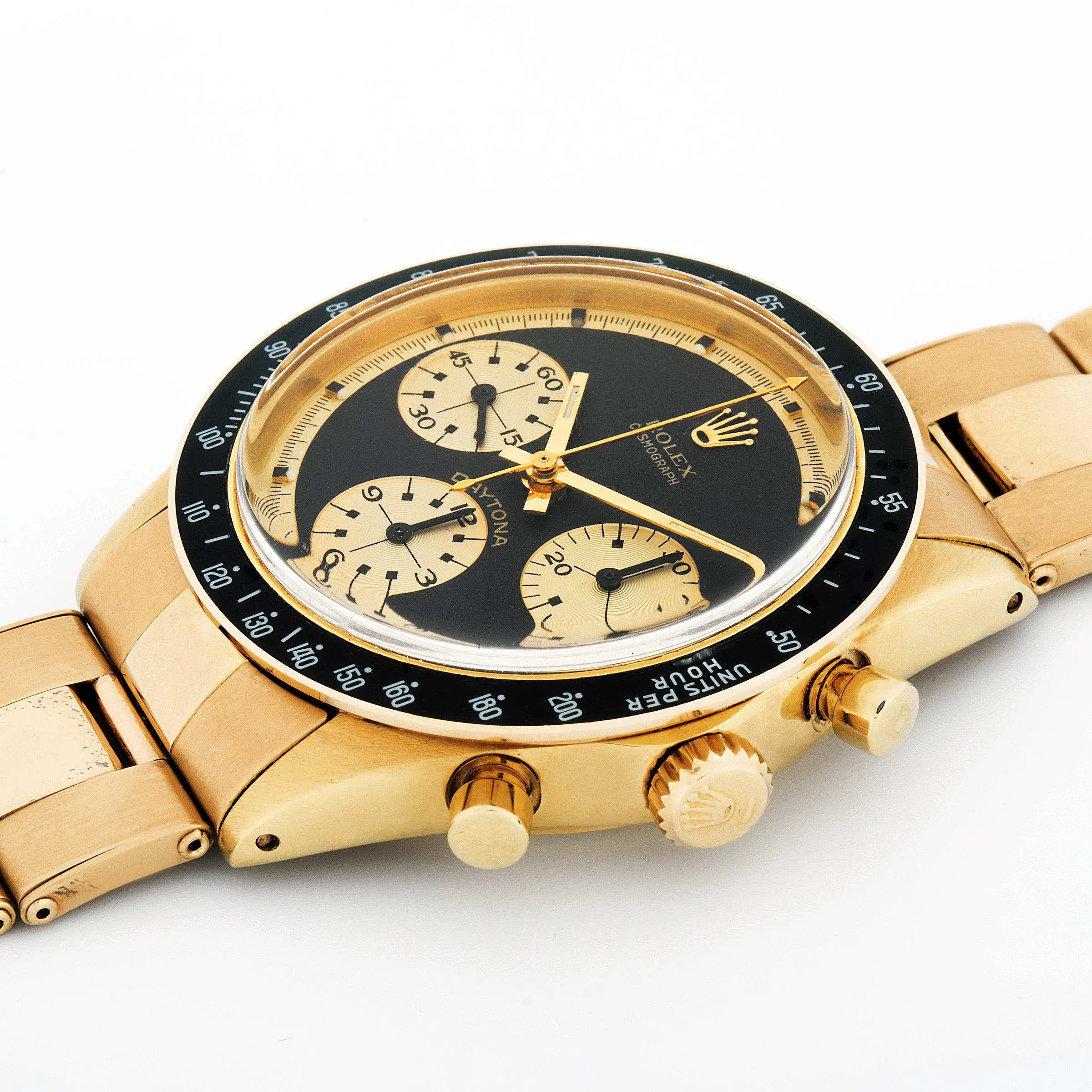 Rolex Daytona 6264 37mm Yellow gold Black 1