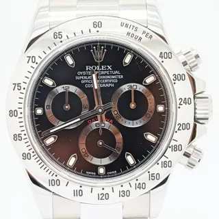 Rolex Daytona 116520 40mm Stainless steel Black