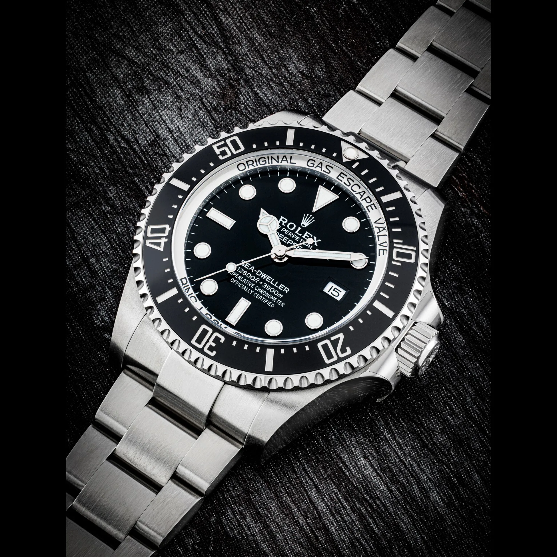 Rolex Sea-Dweller Deepsea 126660 44mm Stainless steel Black