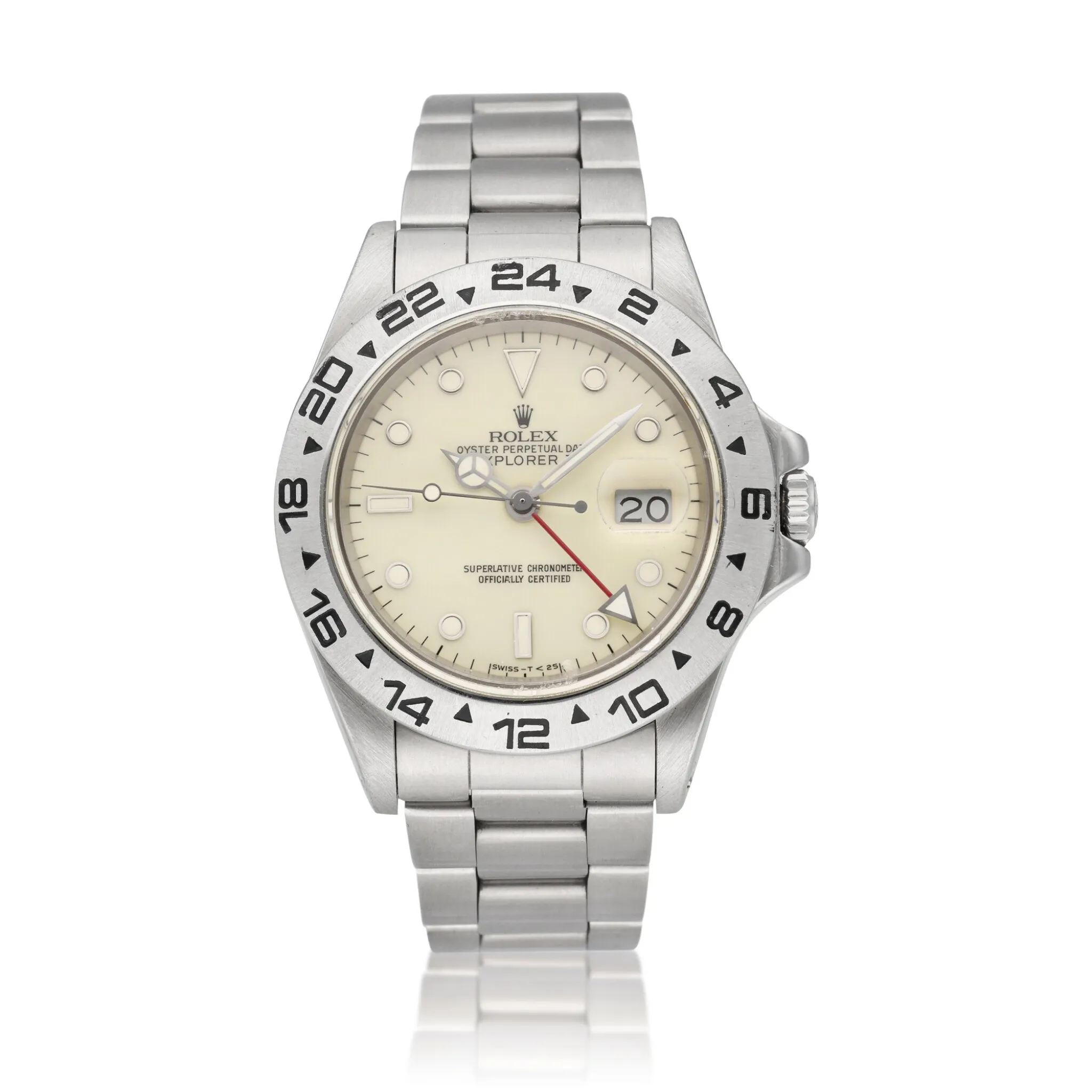 Rolex Explorer II 16550 40mm Stainless steel Cream