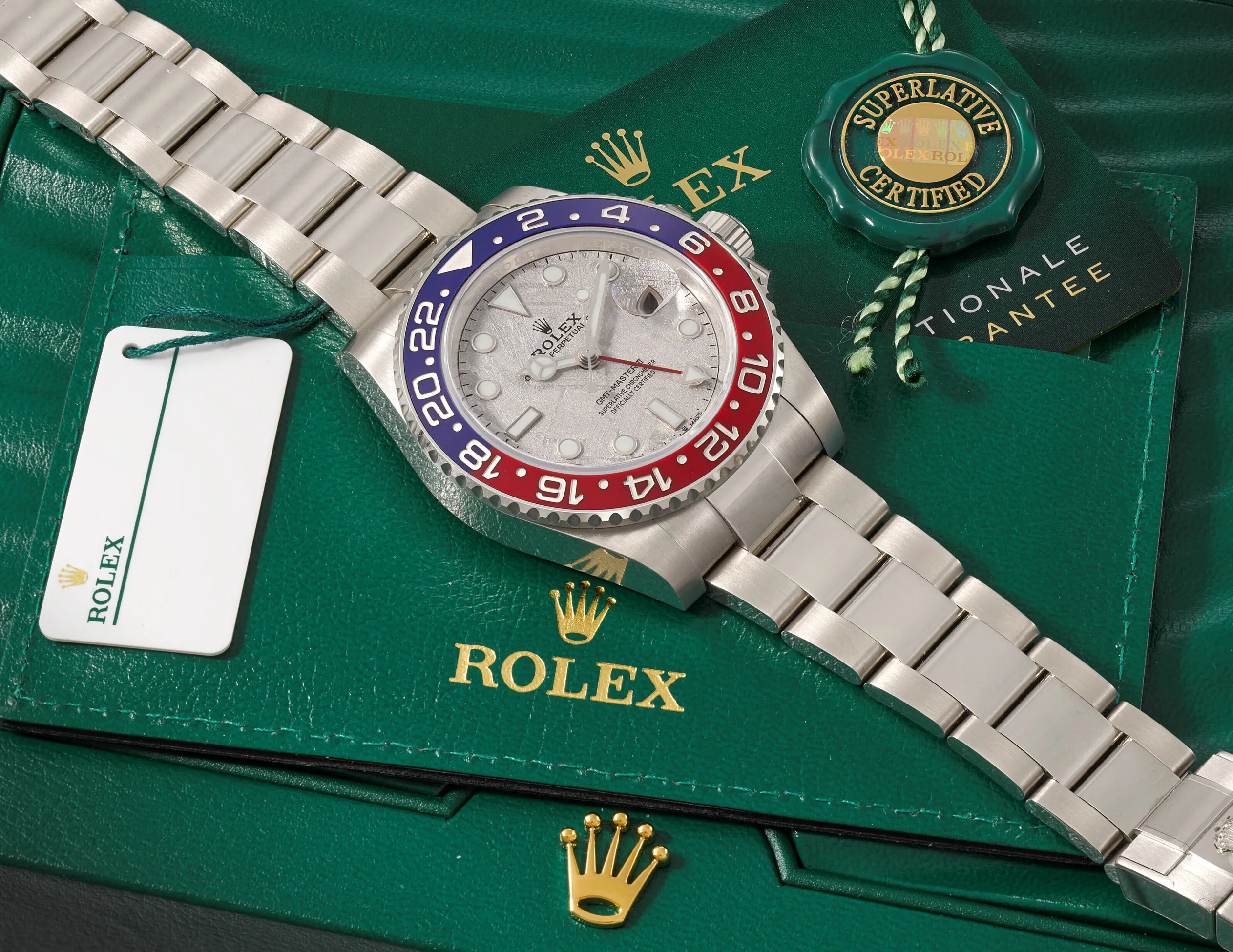 Rolex GMT-Master II 126719BLRO 40mm White gold Meteorite 2