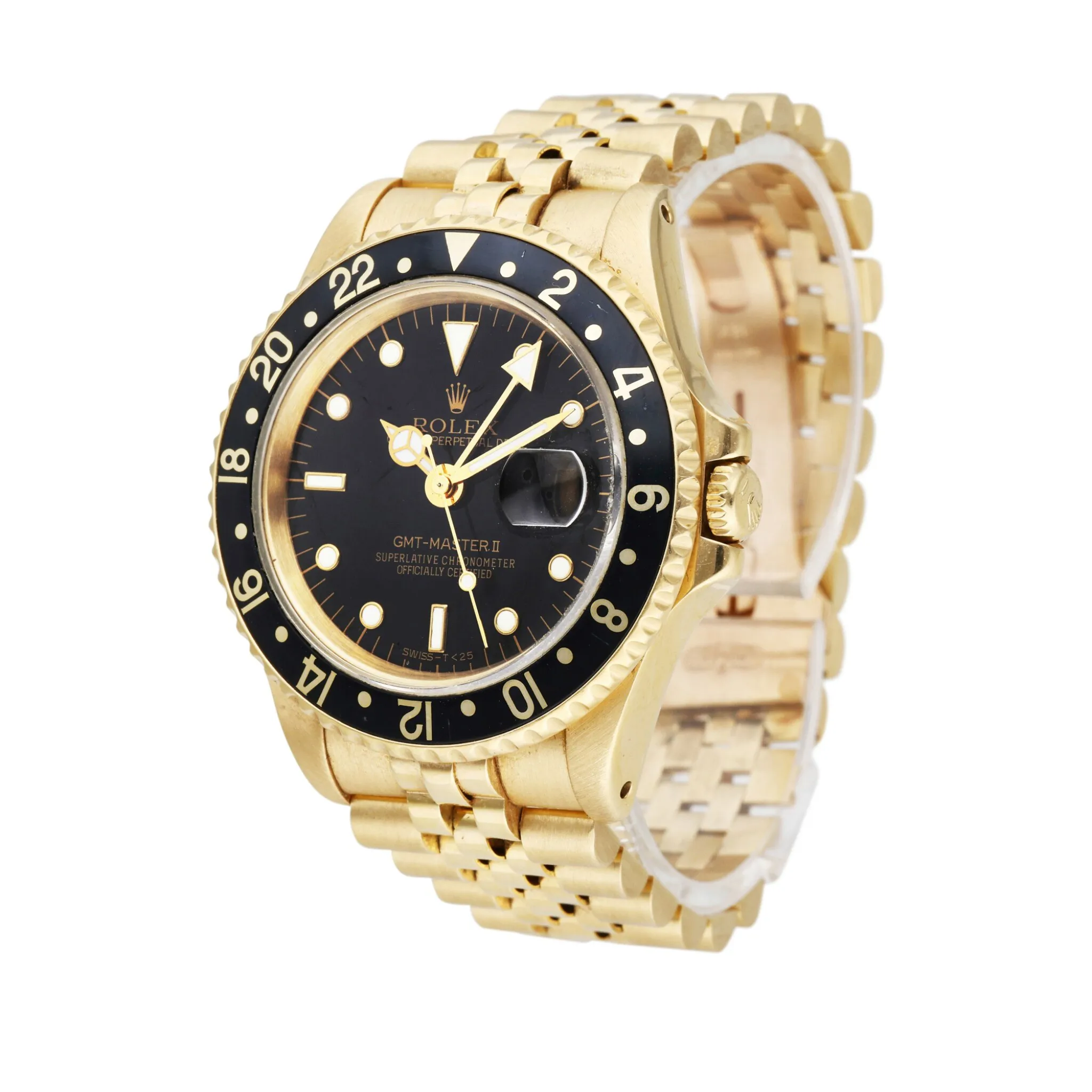 Rolex GMT-Master II 16718 40mm Yellow gold Black 1