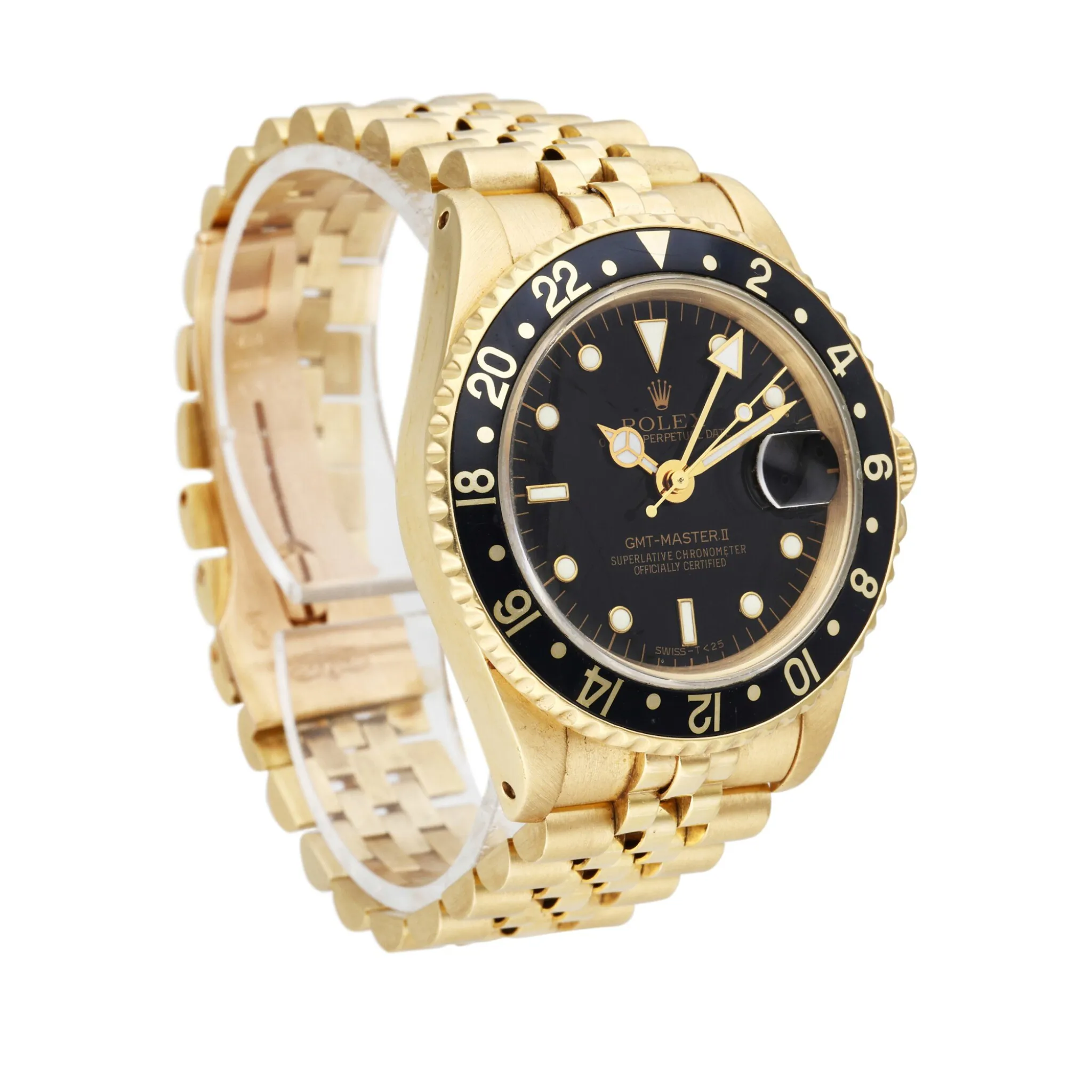 Rolex GMT-Master II 16718 40mm Yellow gold Black 2