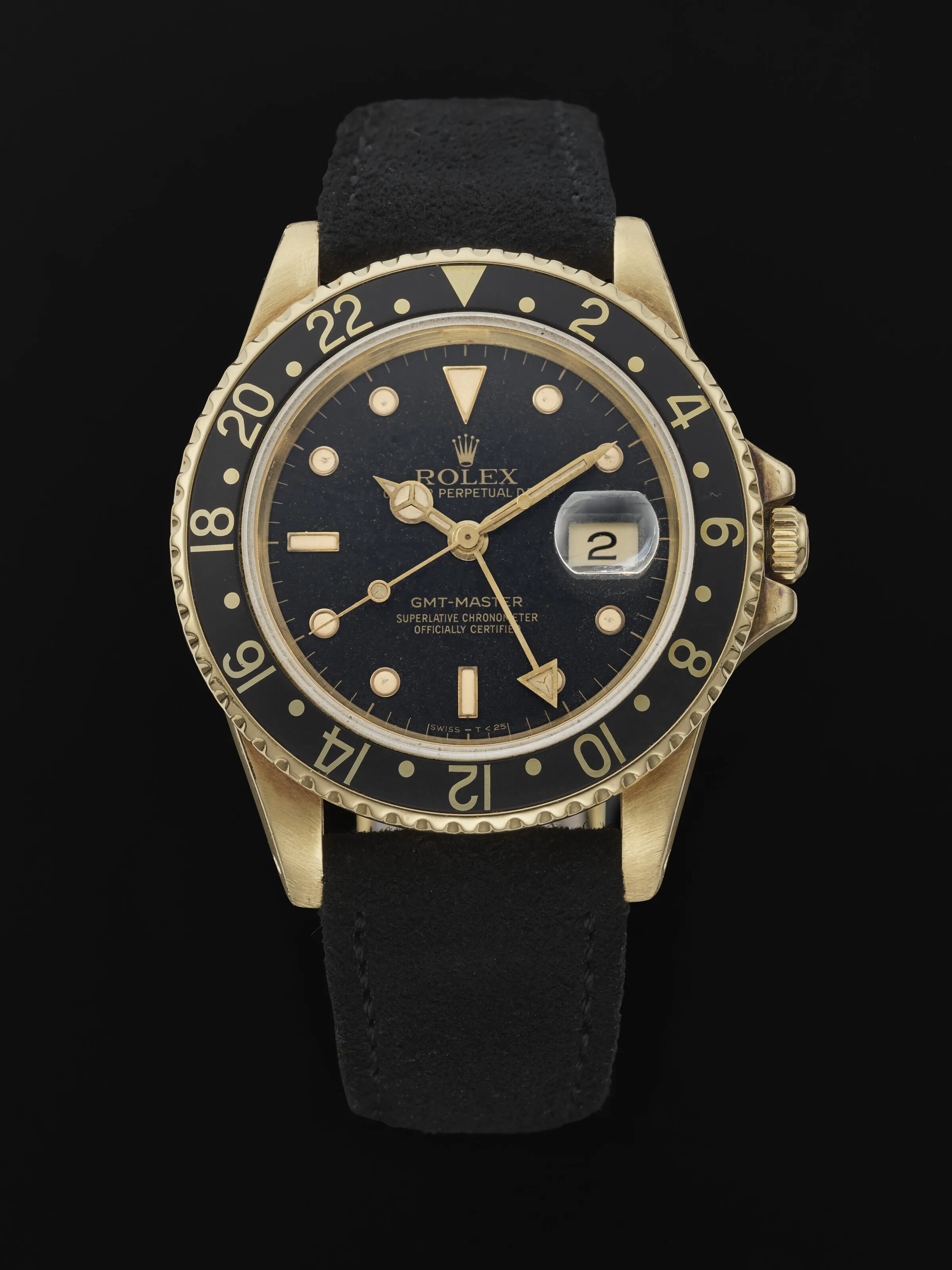 Rolex GMT-Master II 16718 40mm Yellow gold Black