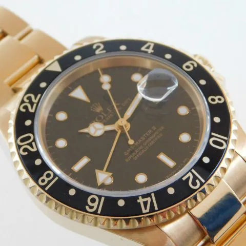 Rolex GMT-Master II 16718 40mm Yellow gold Grey