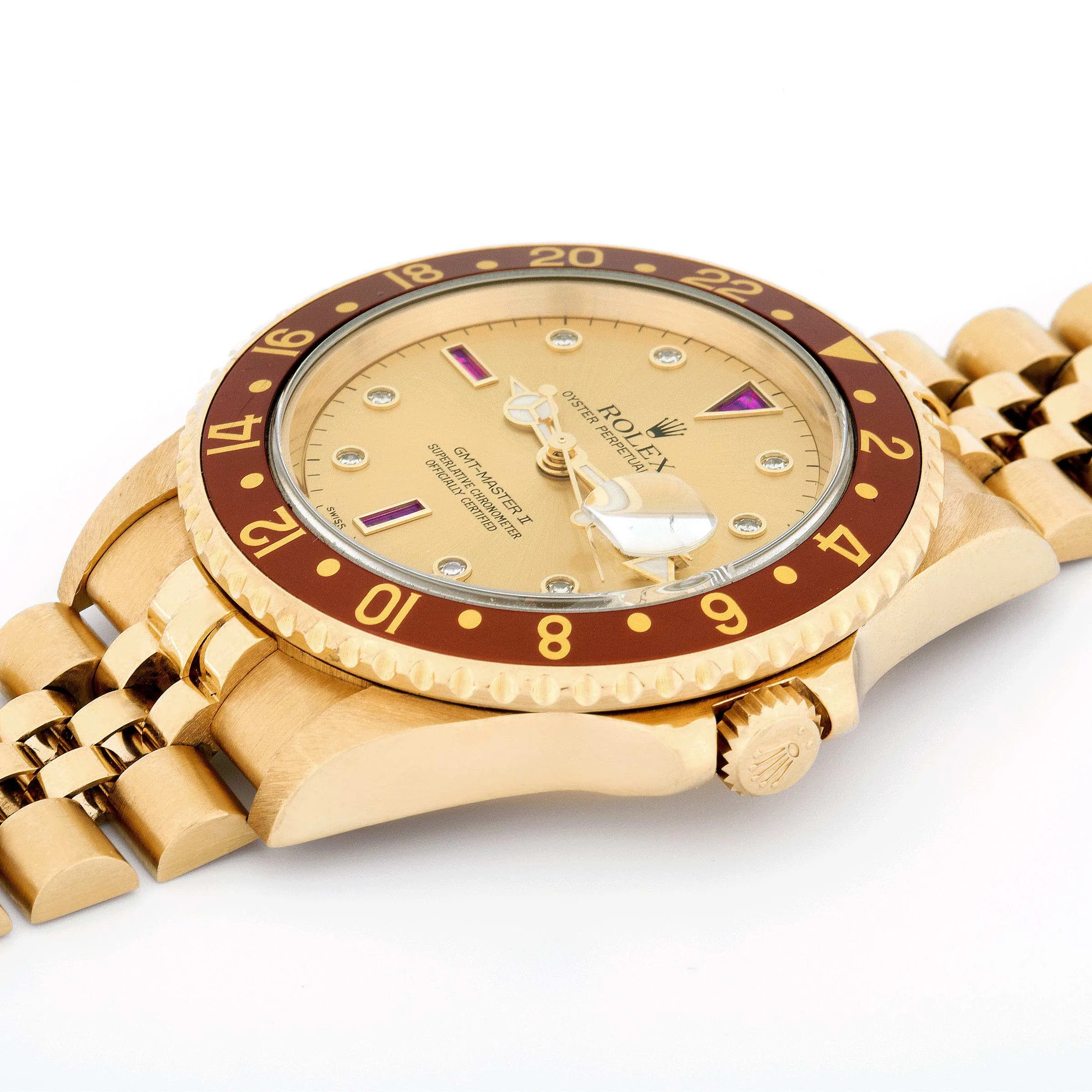 Rolex GMT-Master II 16718 40mm Yellow gold Champagne 1