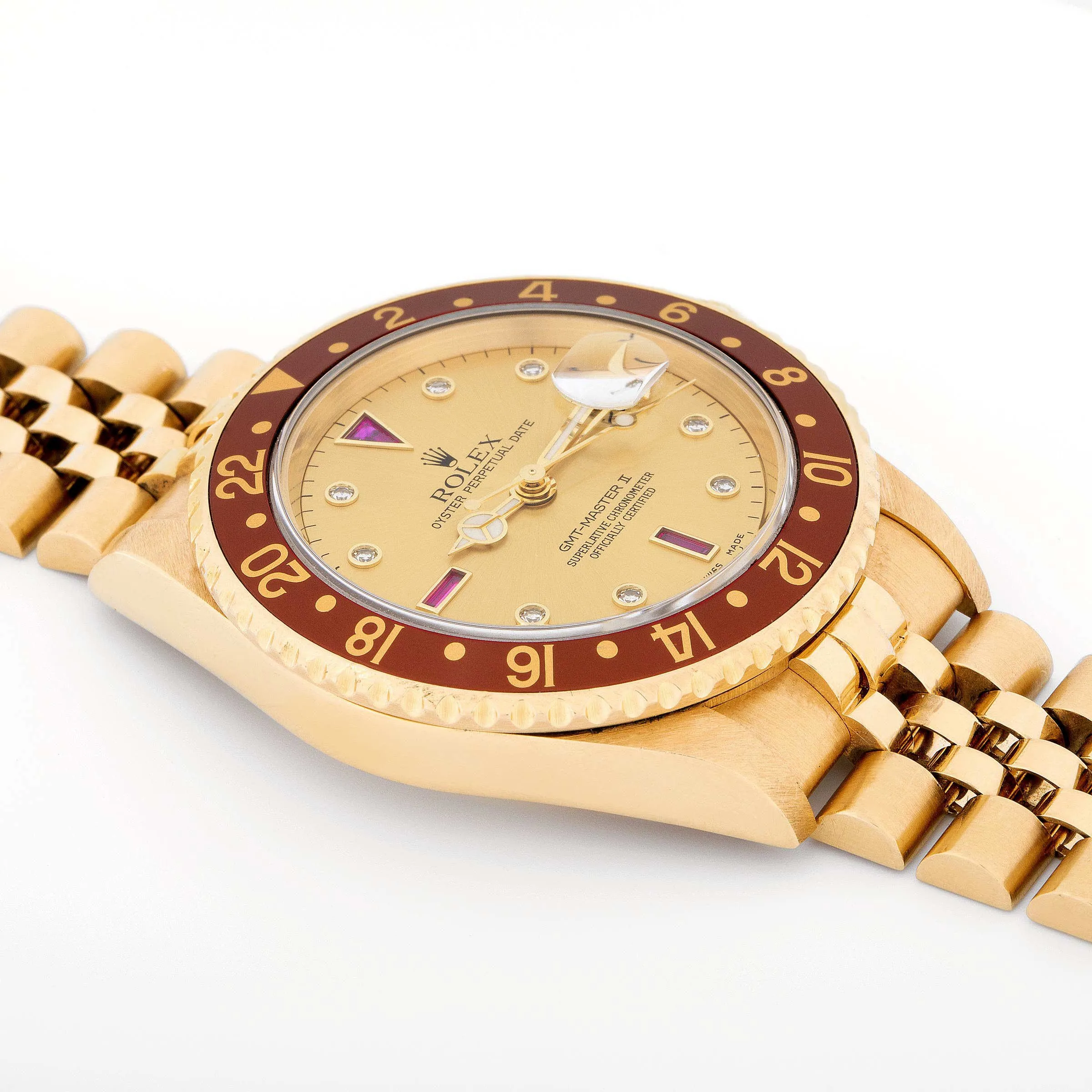 Rolex GMT-Master II 16718 40mm Yellow gold Champagne 2