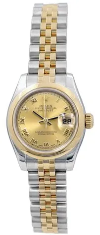 Rolex Lady-Datejust 179163 26mm Gold/steel Champagne