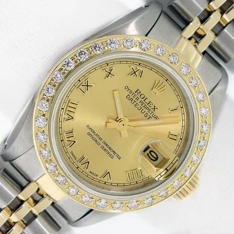 Rolex Lady-Datejust 69173 26mm Gold/steel Champagne