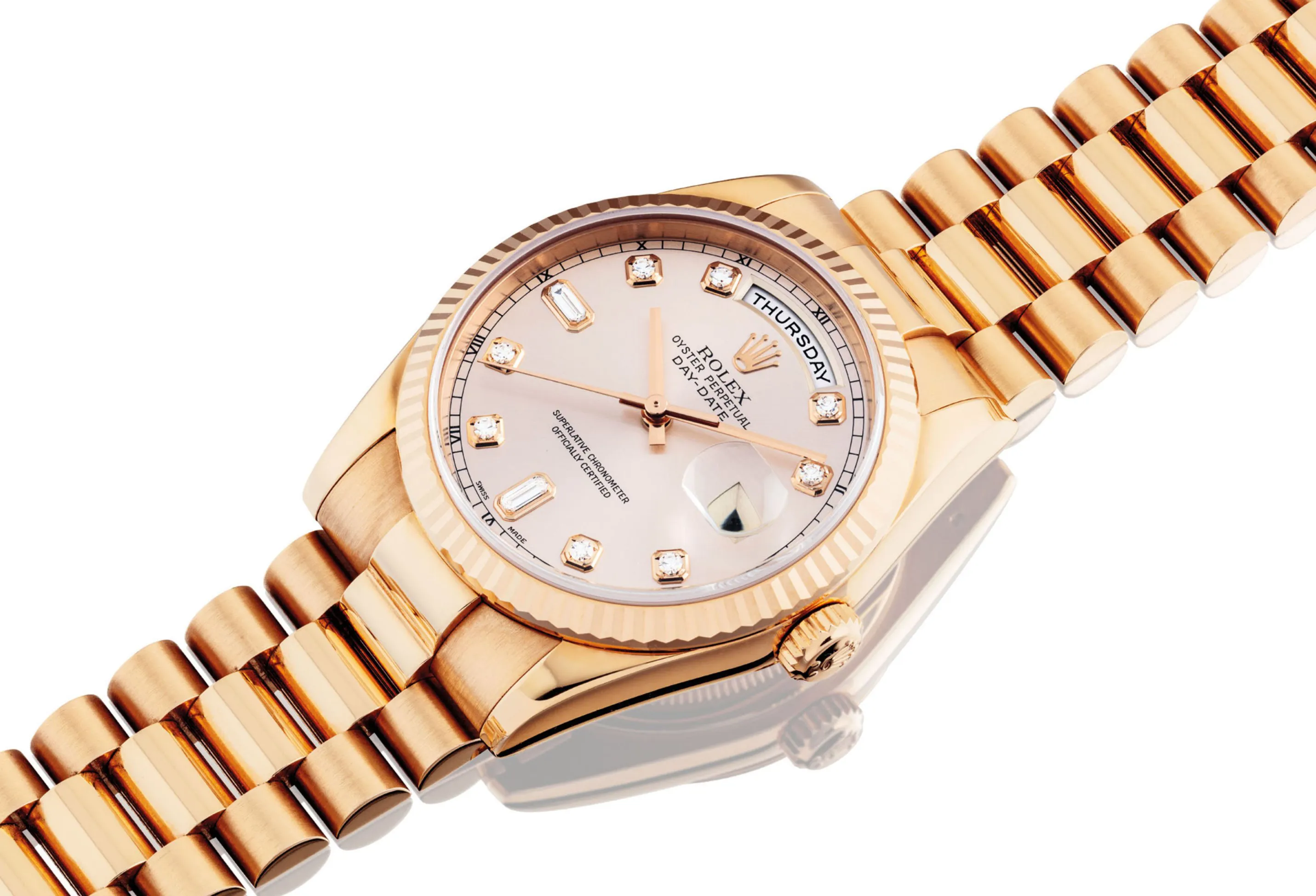 Rolex Day-Date 36 118235 36mm Rose gold signed