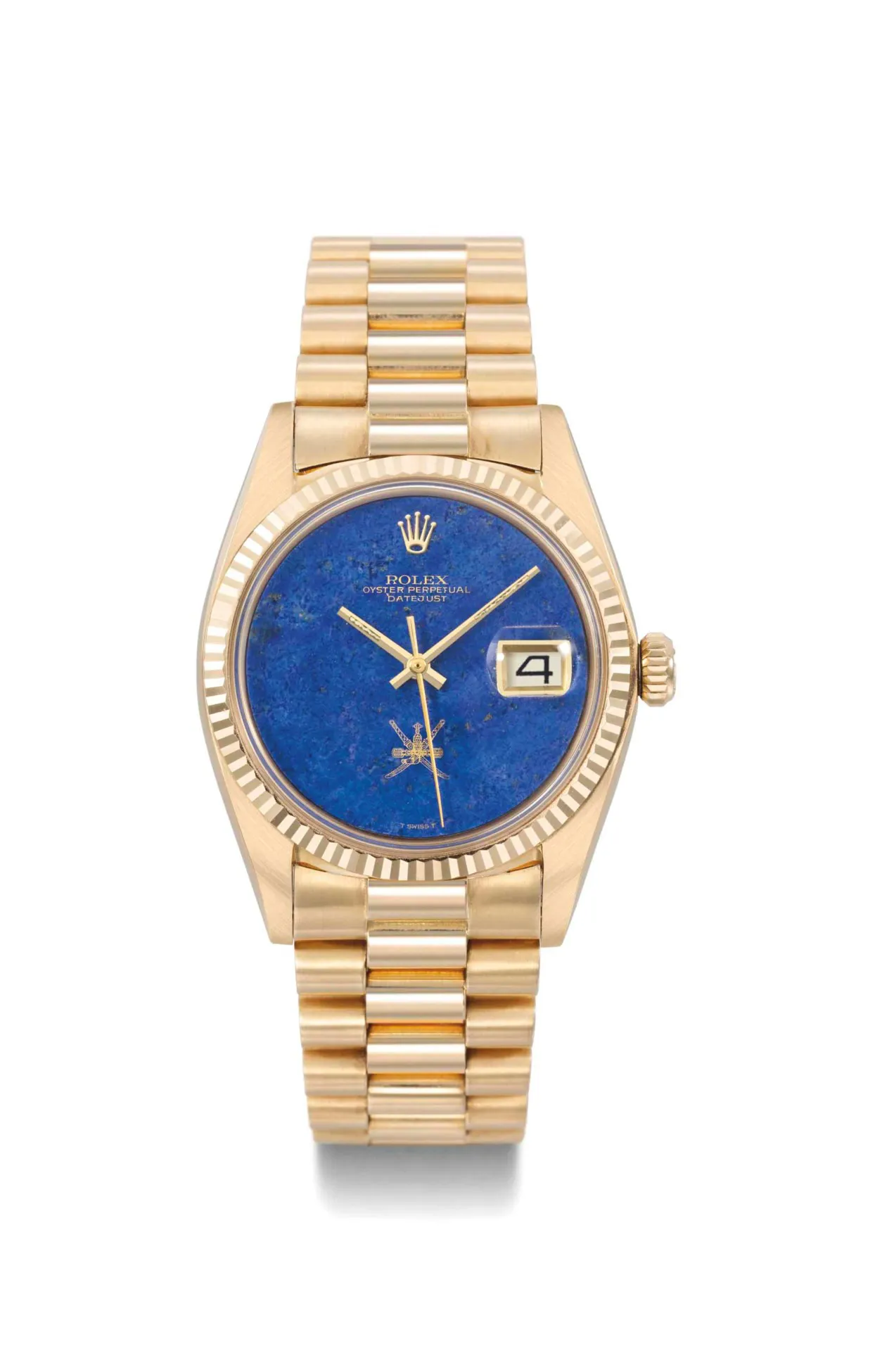 Rolex Datejust 36 1601 36mm 18k pink gold Lapis lazuli