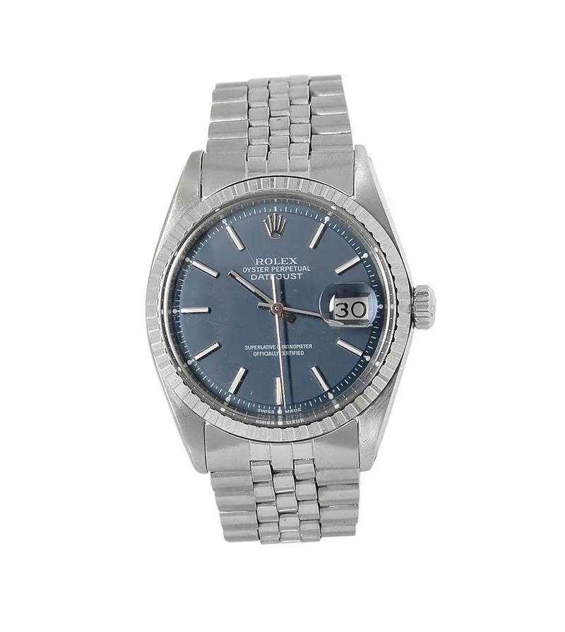 Rolex Oyster Perpetual 1603 36mm Stainless steel Blue