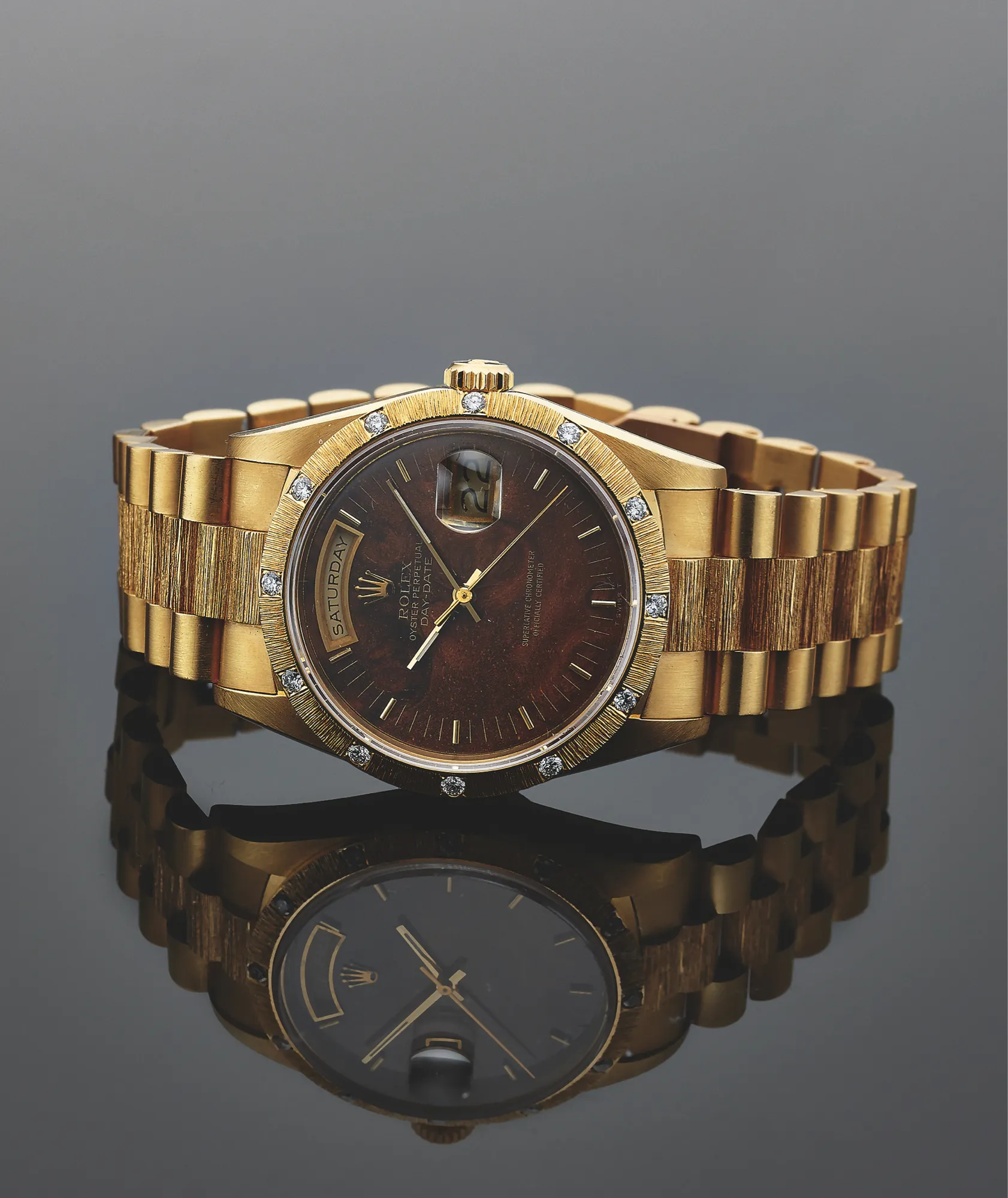 Rolex Day-Date 36 18248 36mm Yellow gold Brown