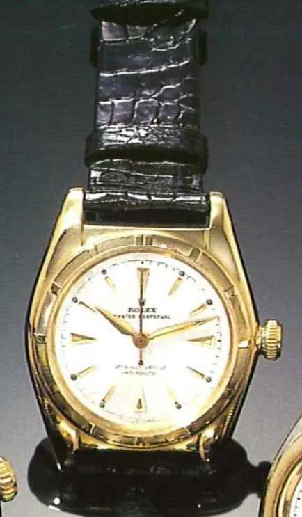 Rolex Oyster Perpetual 5011 32mm Yellow gold Silver