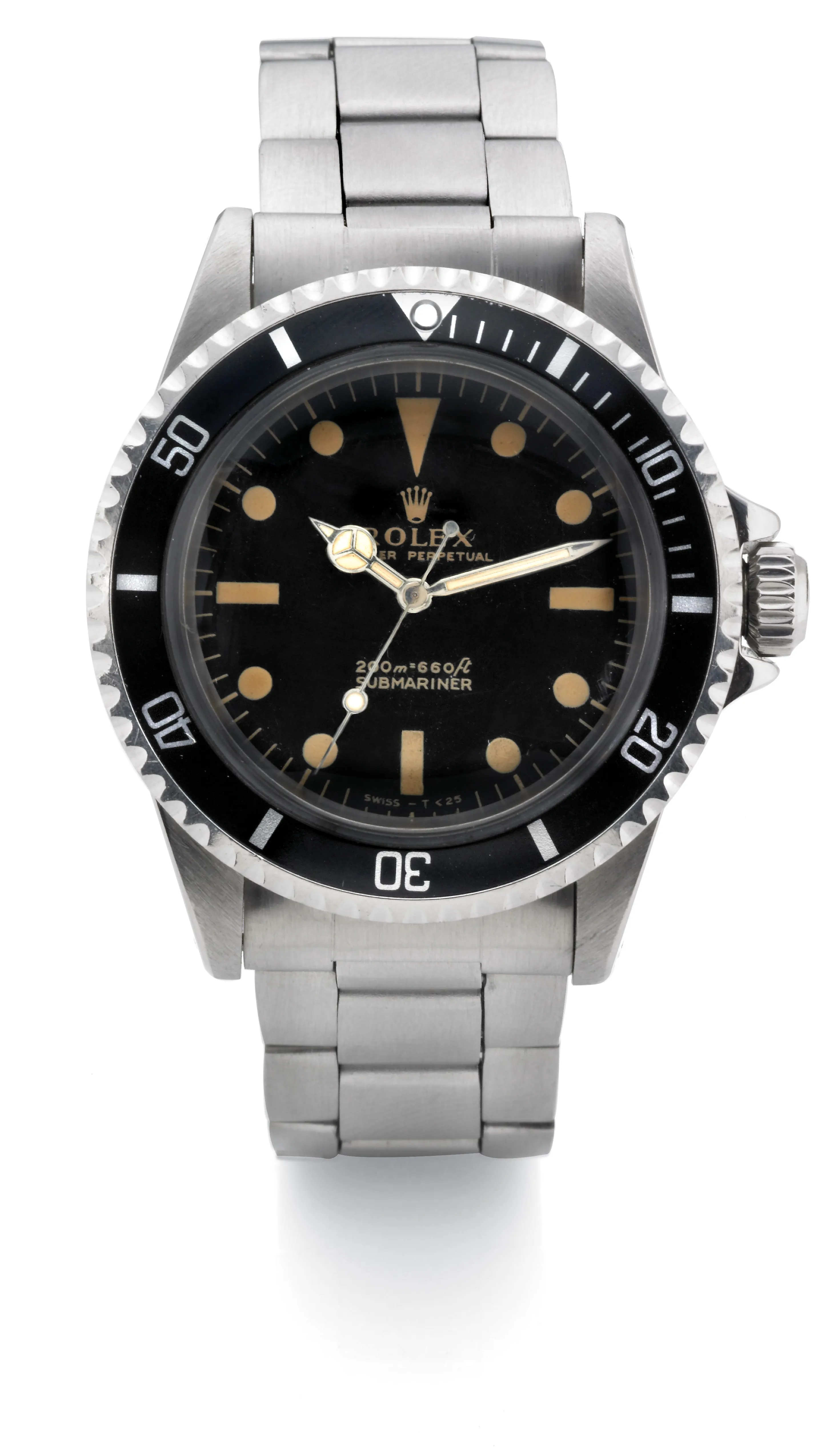 Rolex Submariner 5513 40mm Stainless steel Black