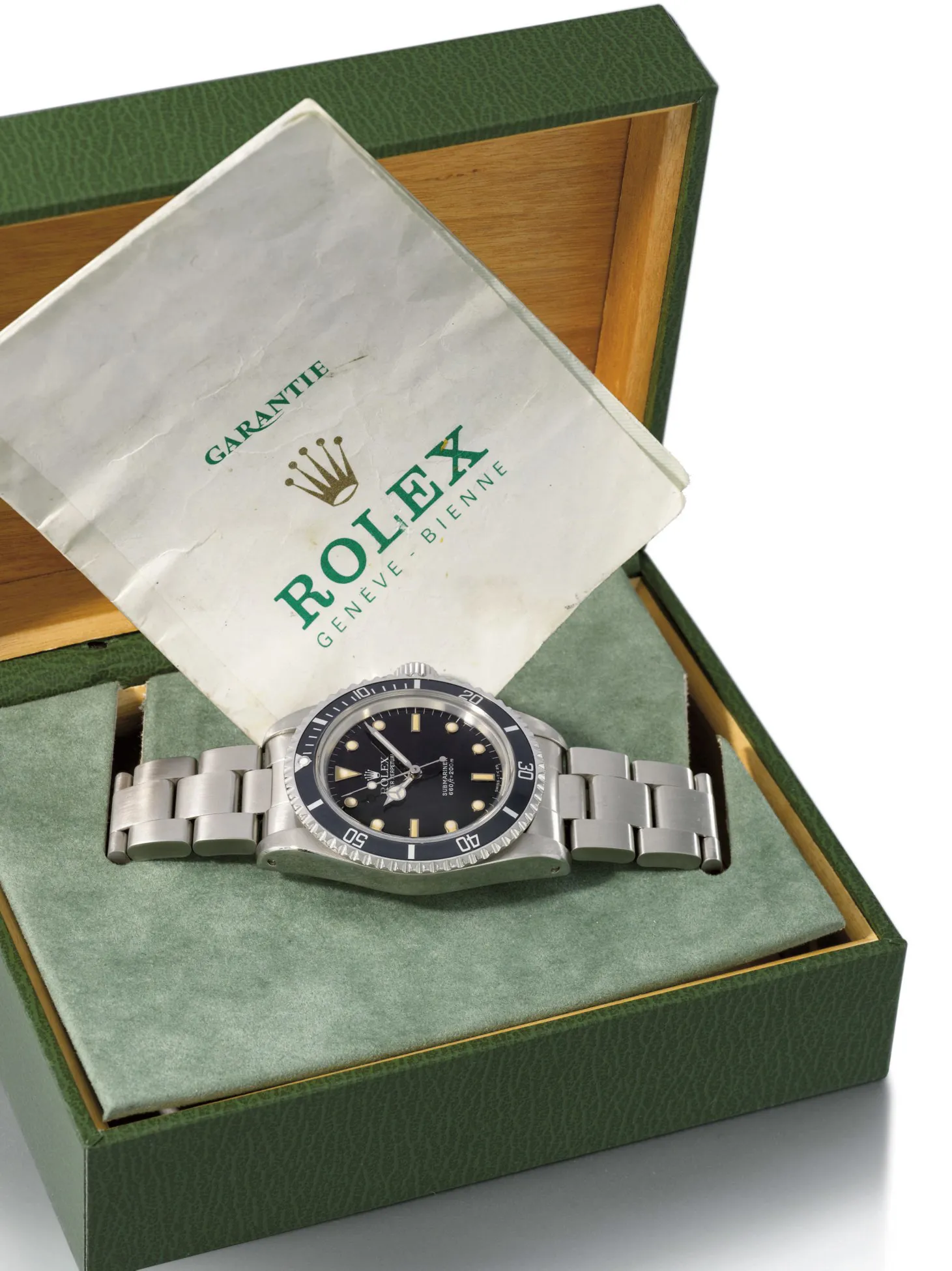 Rolex Submariner 5513 39mm Stainless steel Black