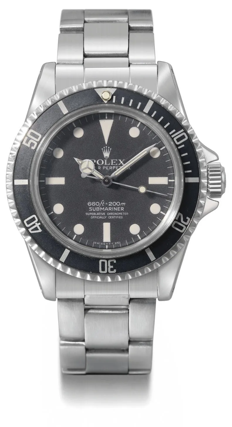 Rolex Submariner 5513 39mm Stainless steel Black matte