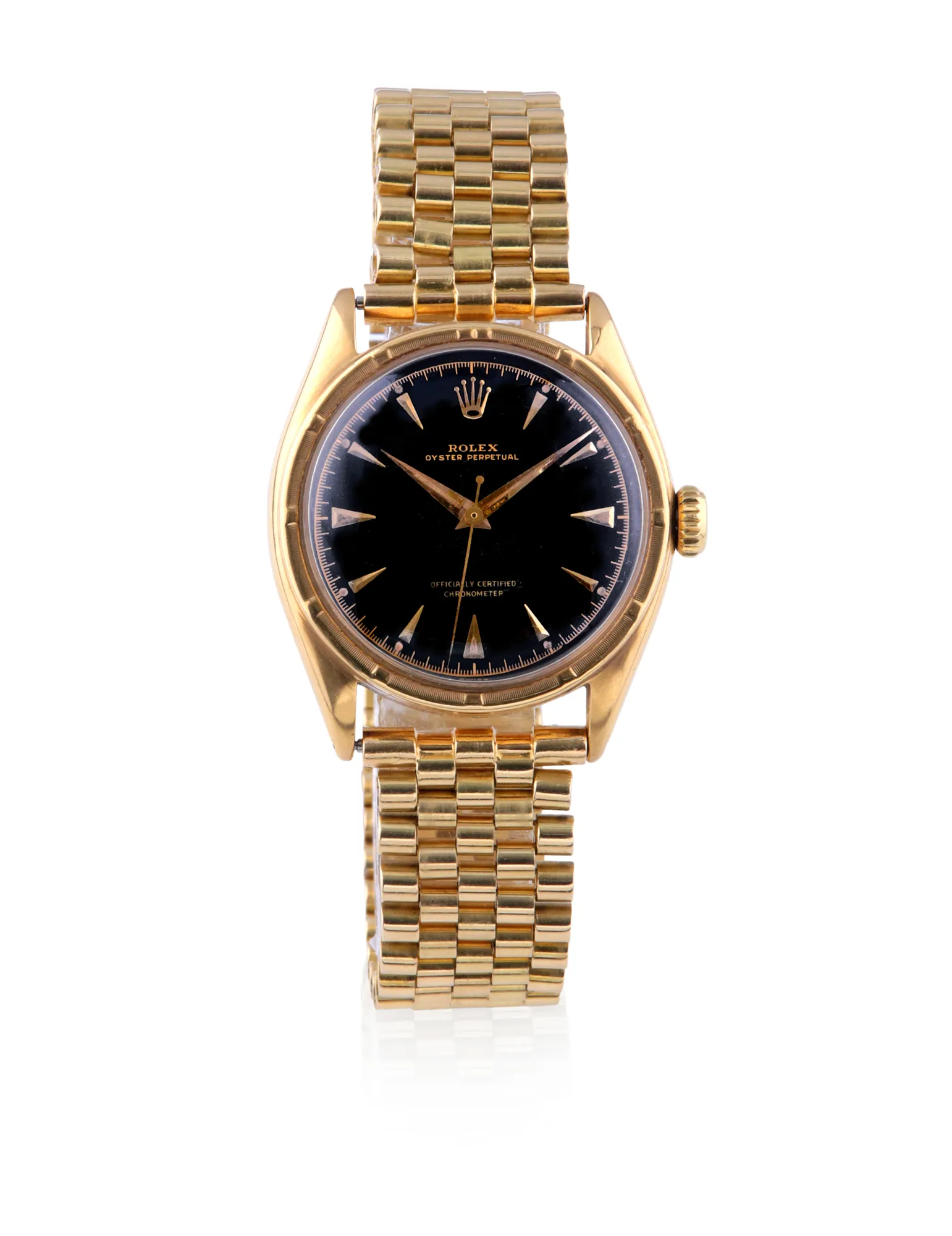 Rolex Oyster Perpetual 34 6103 36mm Yellow gold Black