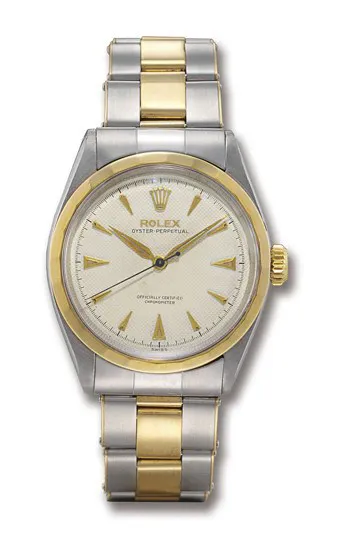 Rolex Oyster Perpetual 34 6286 34mm Yellow gold and Stainless steel White