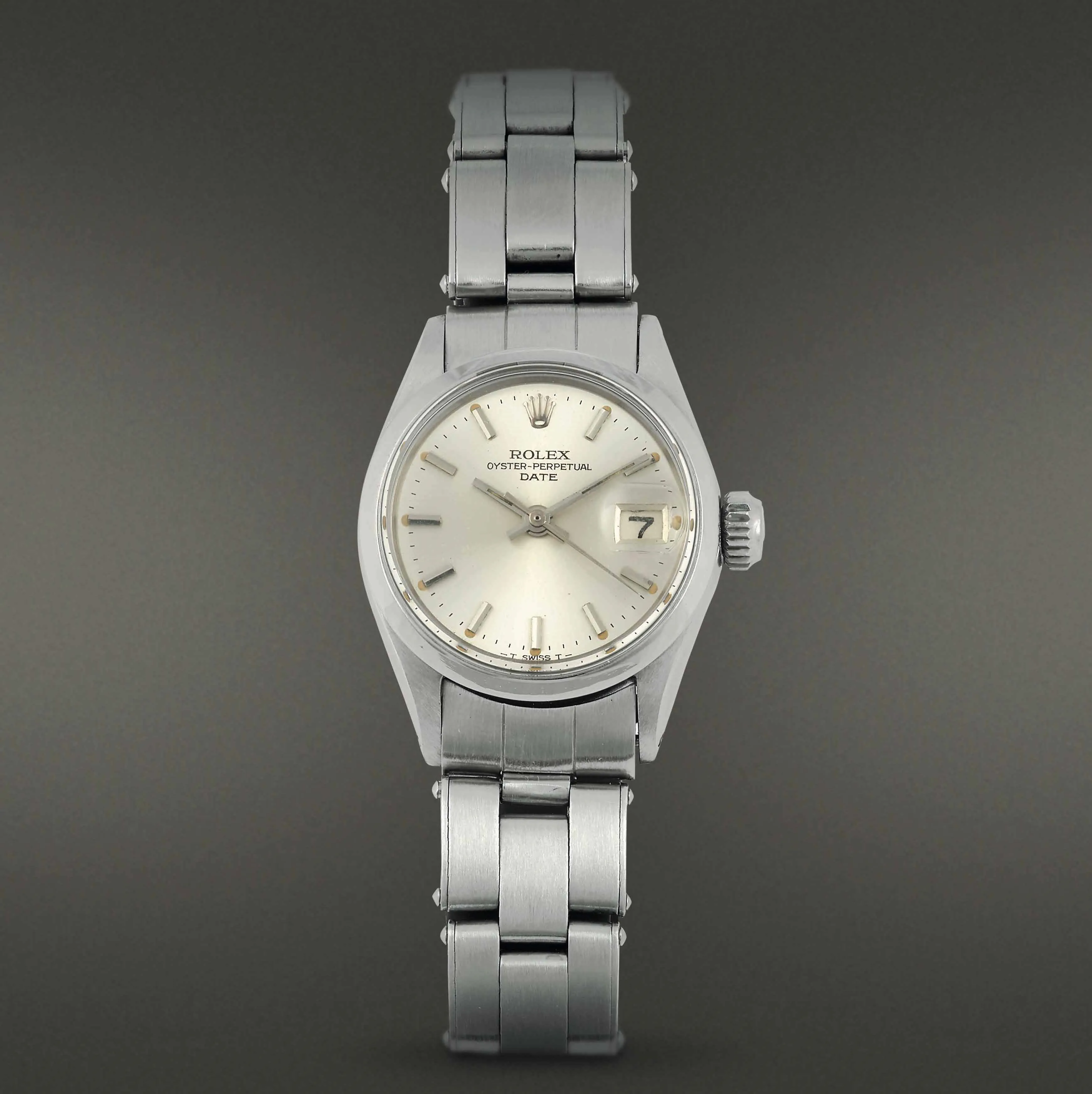 Rolex Oyster Perpetual Lady Date 6516 25mm Stainless steel Silver