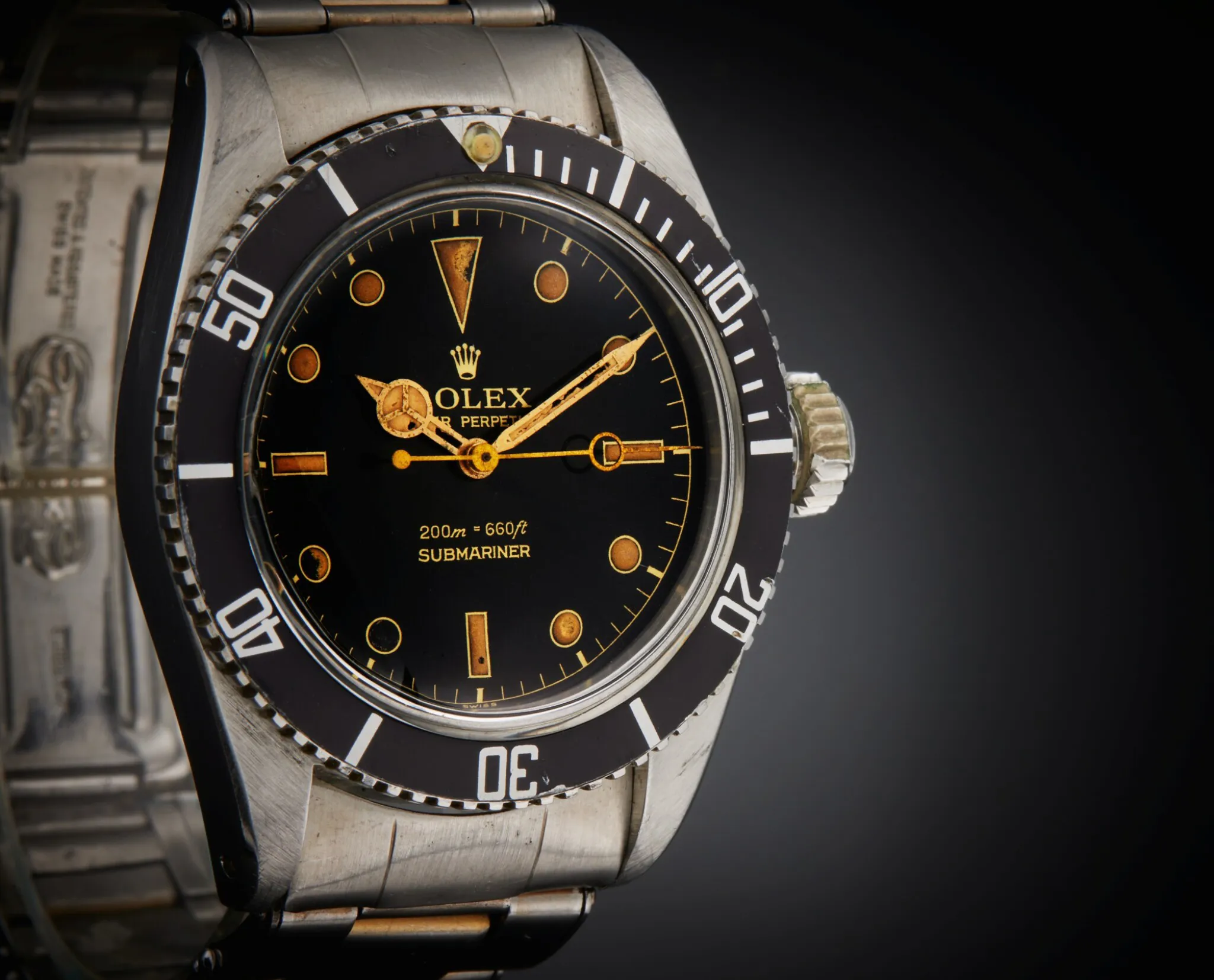 Rolex Submariner 6538 38mm Stainless steel Black 1