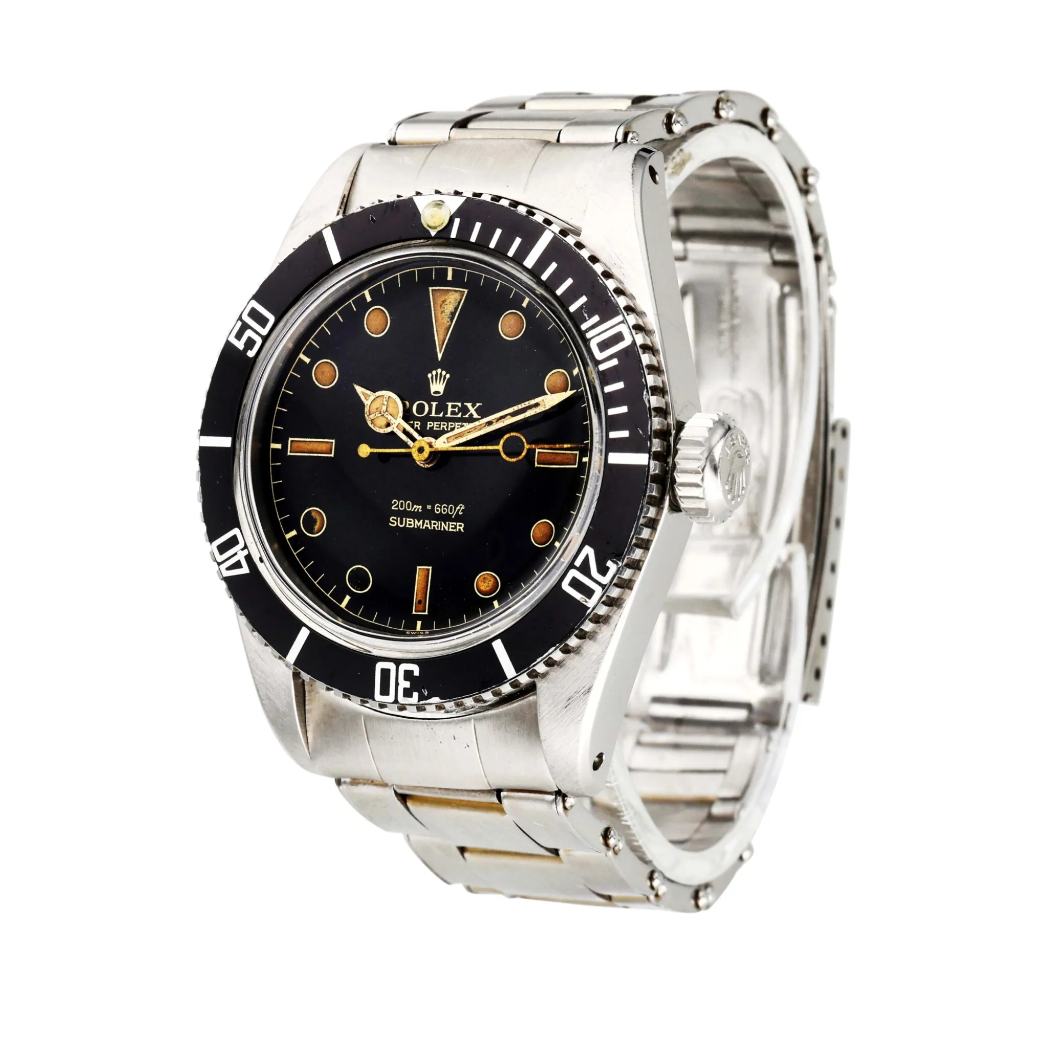 Rolex Submariner 6538 38mm Stainless steel Black 3