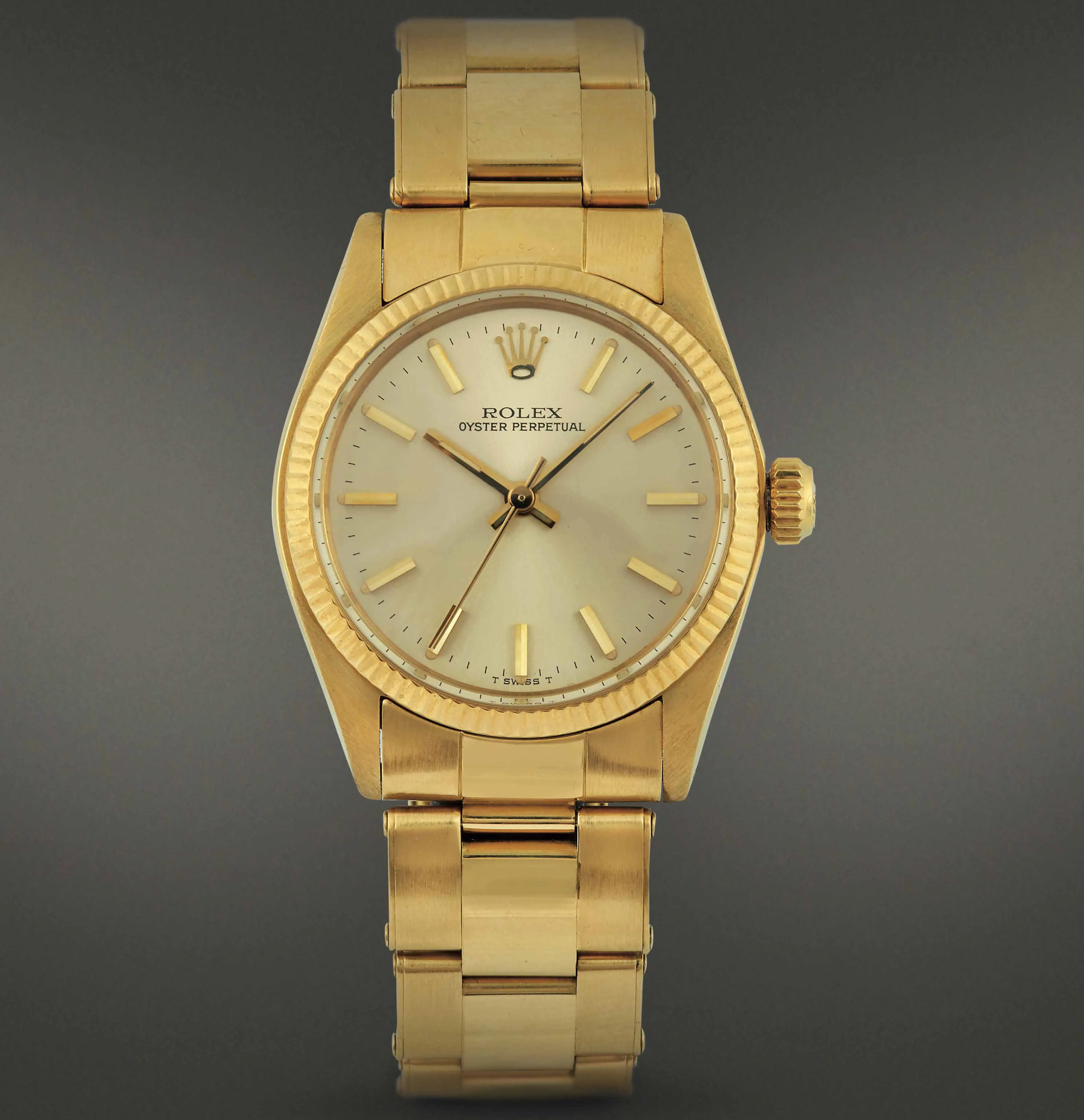 Rolex Oyster Perpetual 31 6751 31mm Yellow gold Champagne