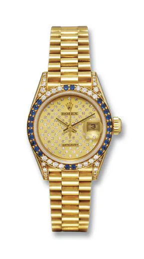 Rolex Lady-Datejust 69038 26mm Yellow gold Diamond