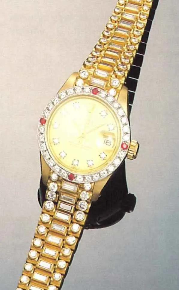 Rolex Lady-Datejust 6913 26mm Yellow gold Champagne