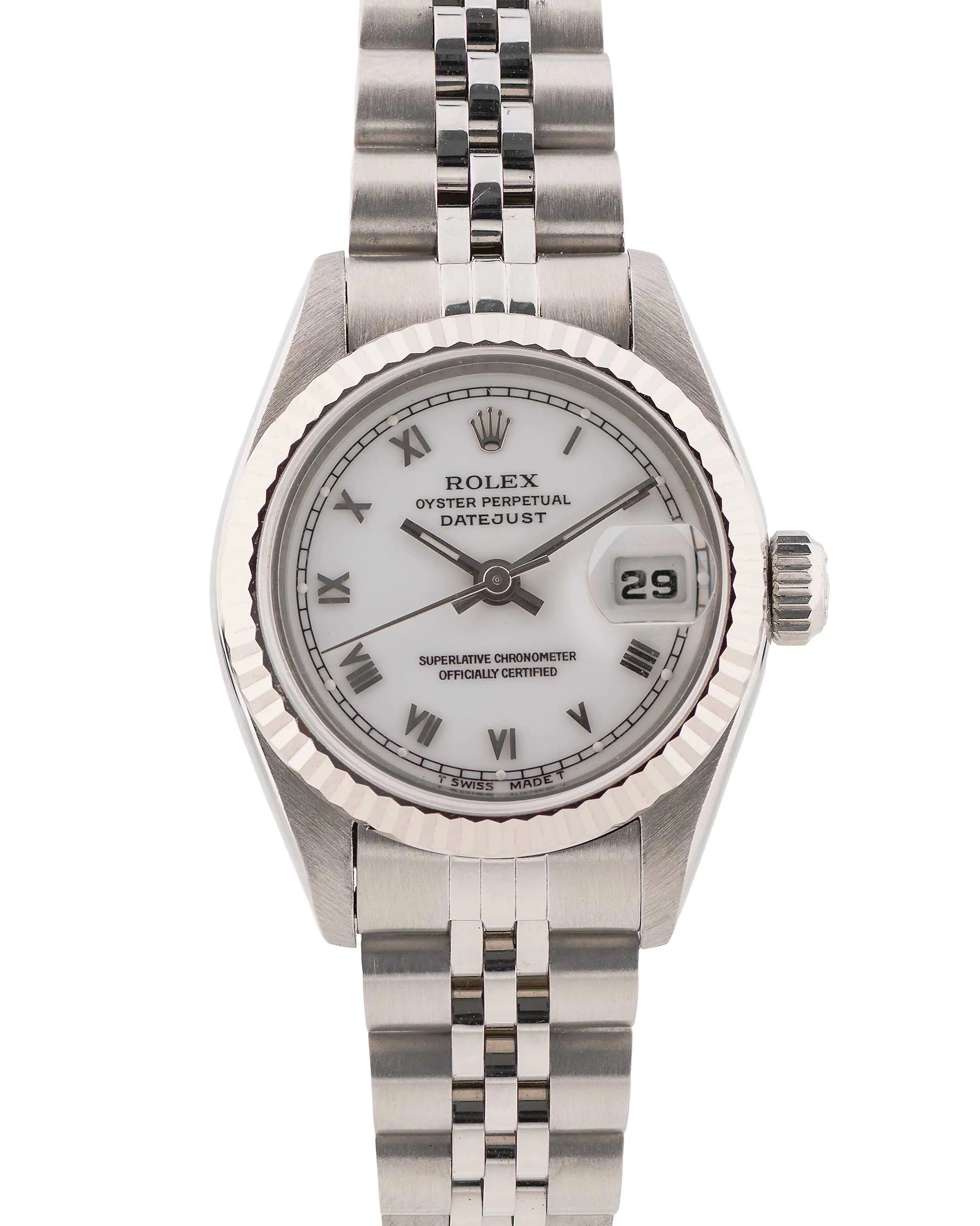 Rolex Lady-Datejust 69174 26mm White gold White