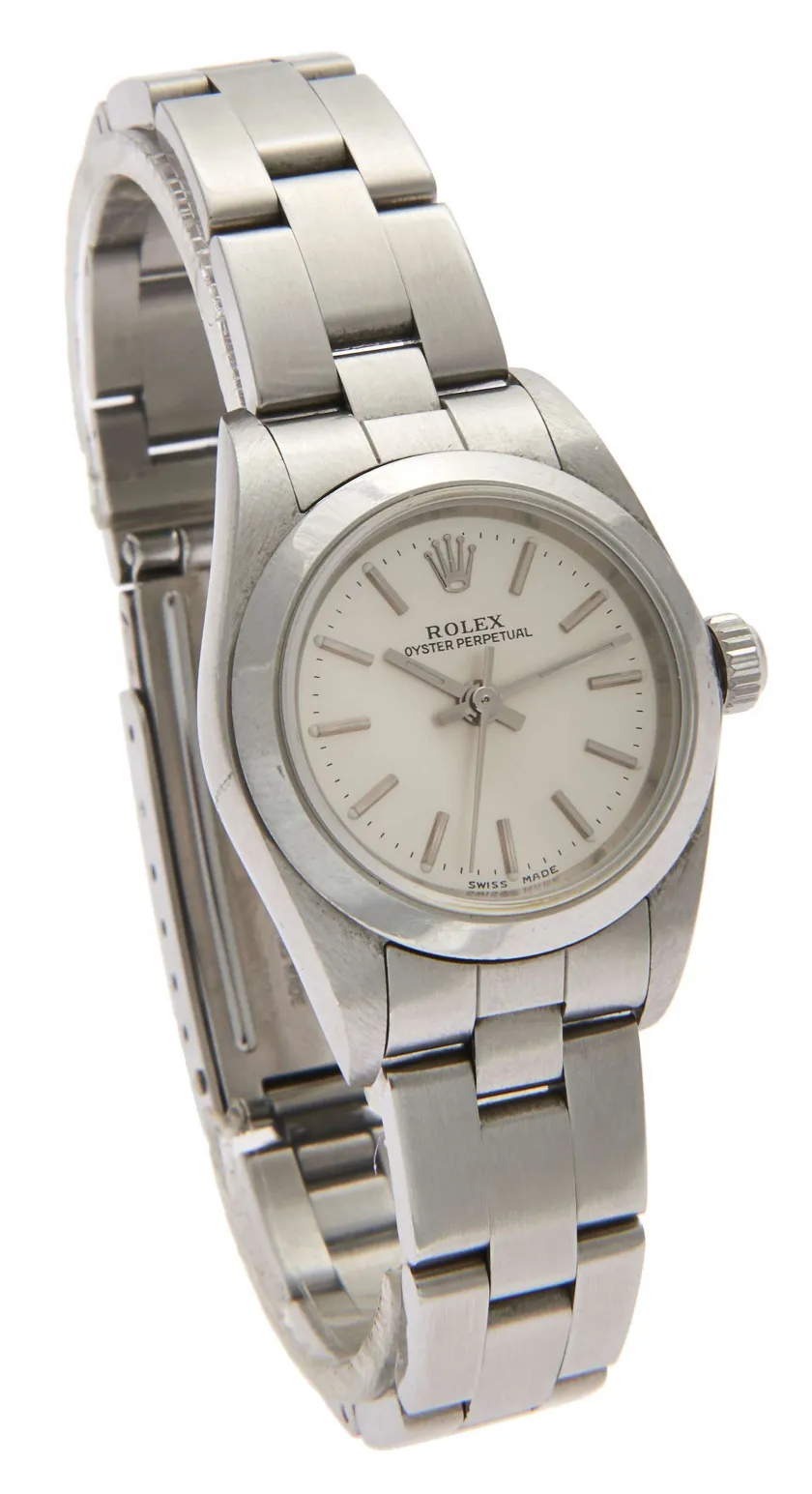 Rolex Oyster Perpetual 76080 25mm Stainless steel Silver 5