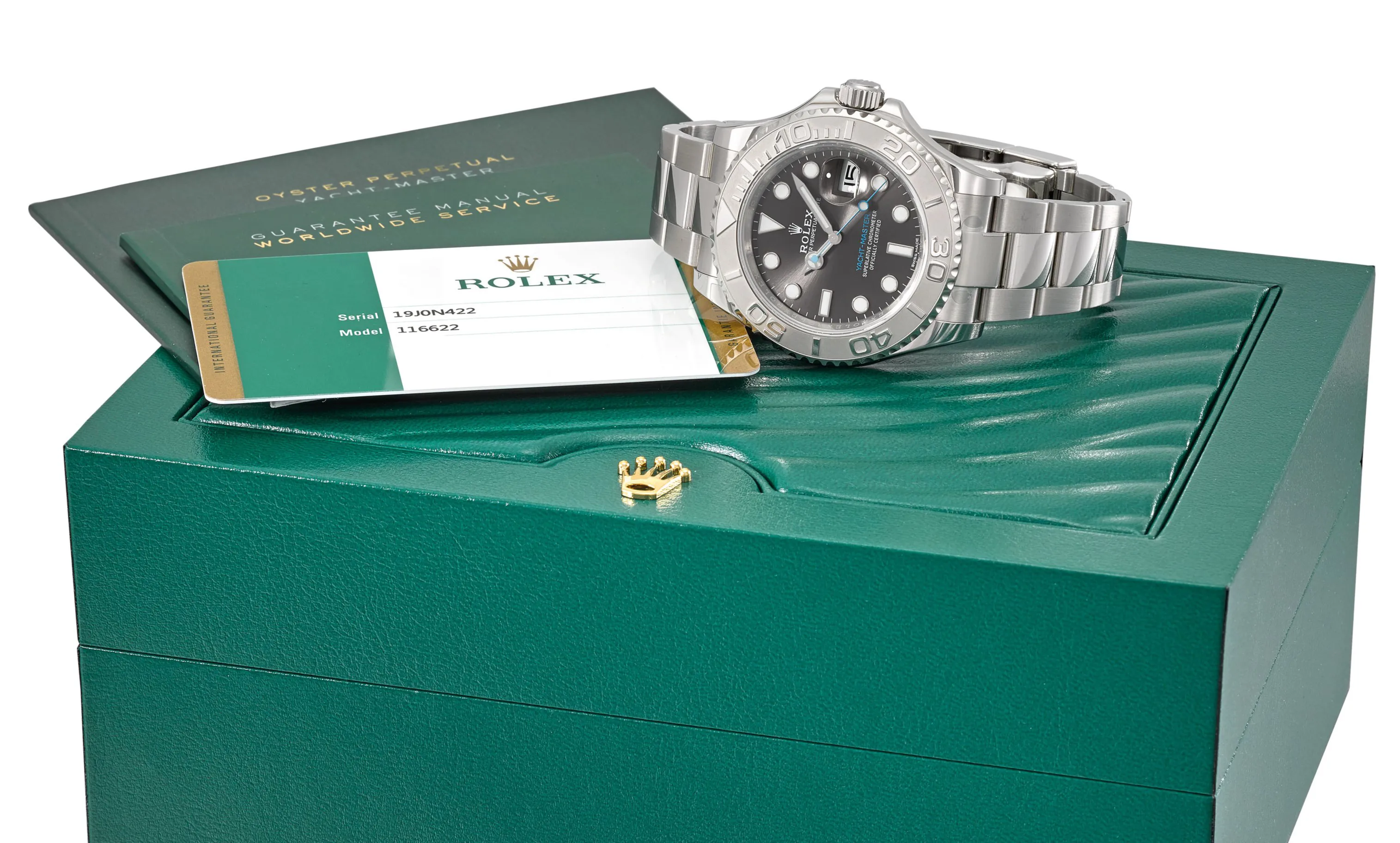 Rolex Yacht-Master 116622 40mm Stainless steel Black