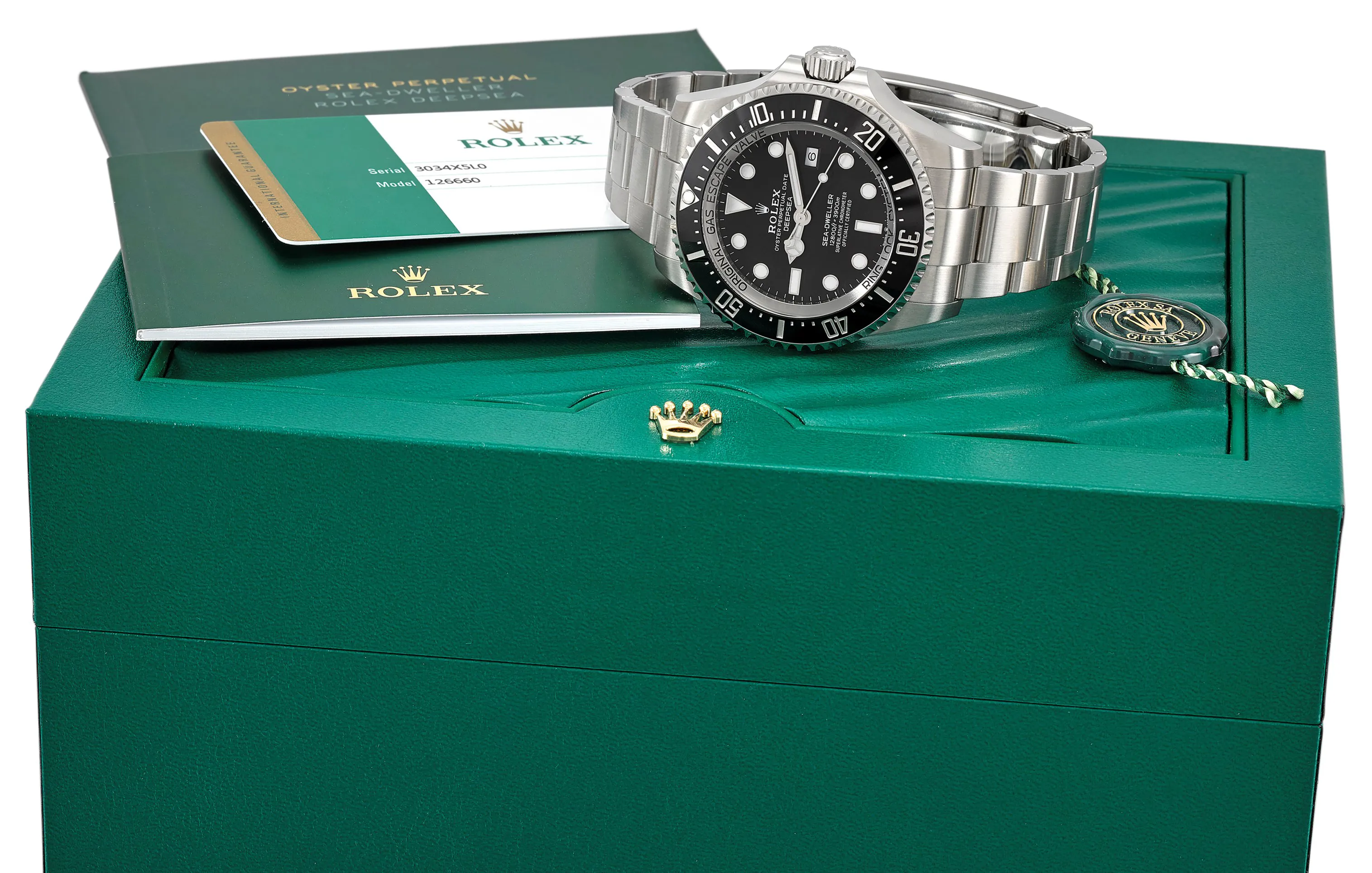 Rolex Sea-Dweller Deepsea 126660 44mm Stainless steel Black